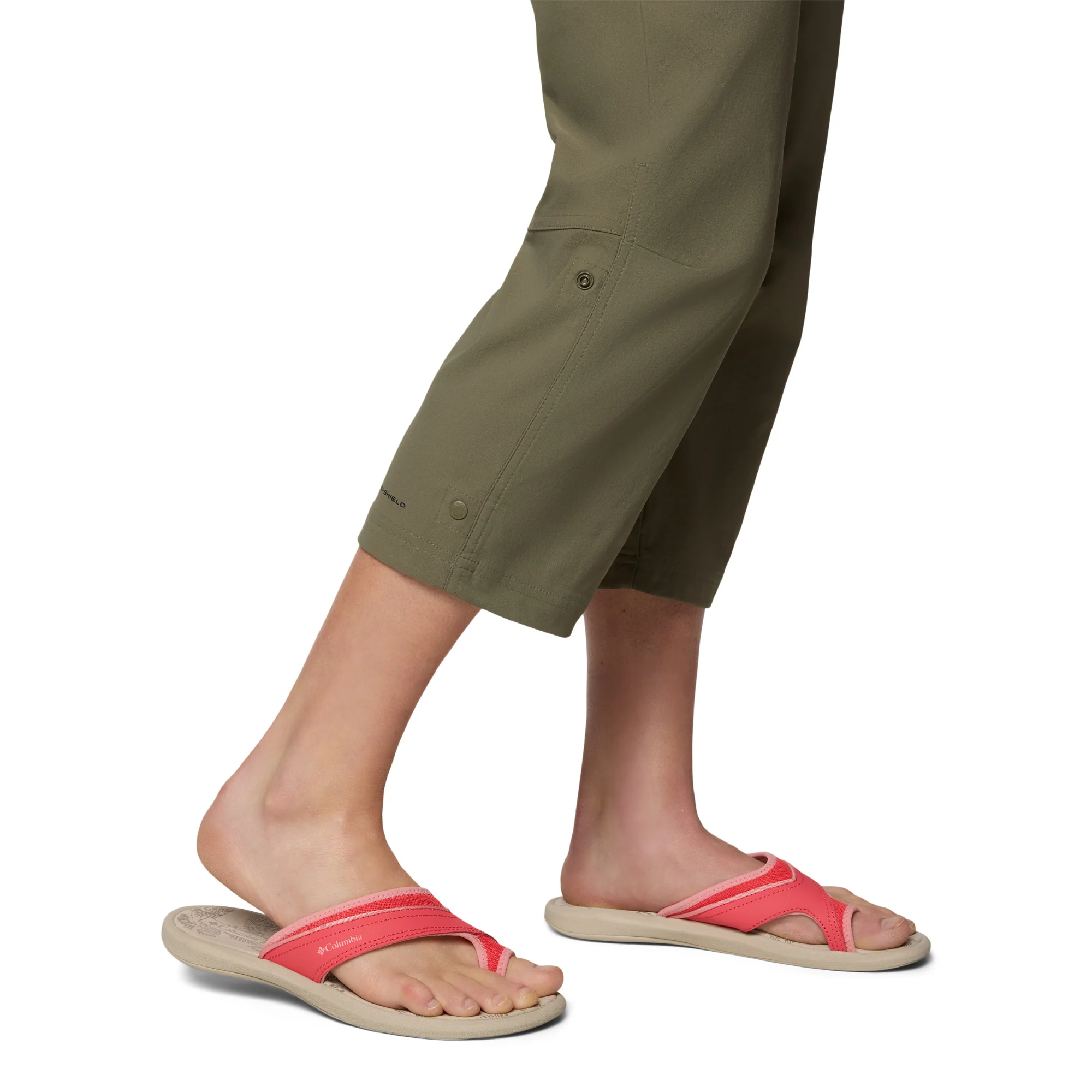 Columbia Women's Leslie Falls II UPF50 Capri Trousers (Stone Green) - Image 12