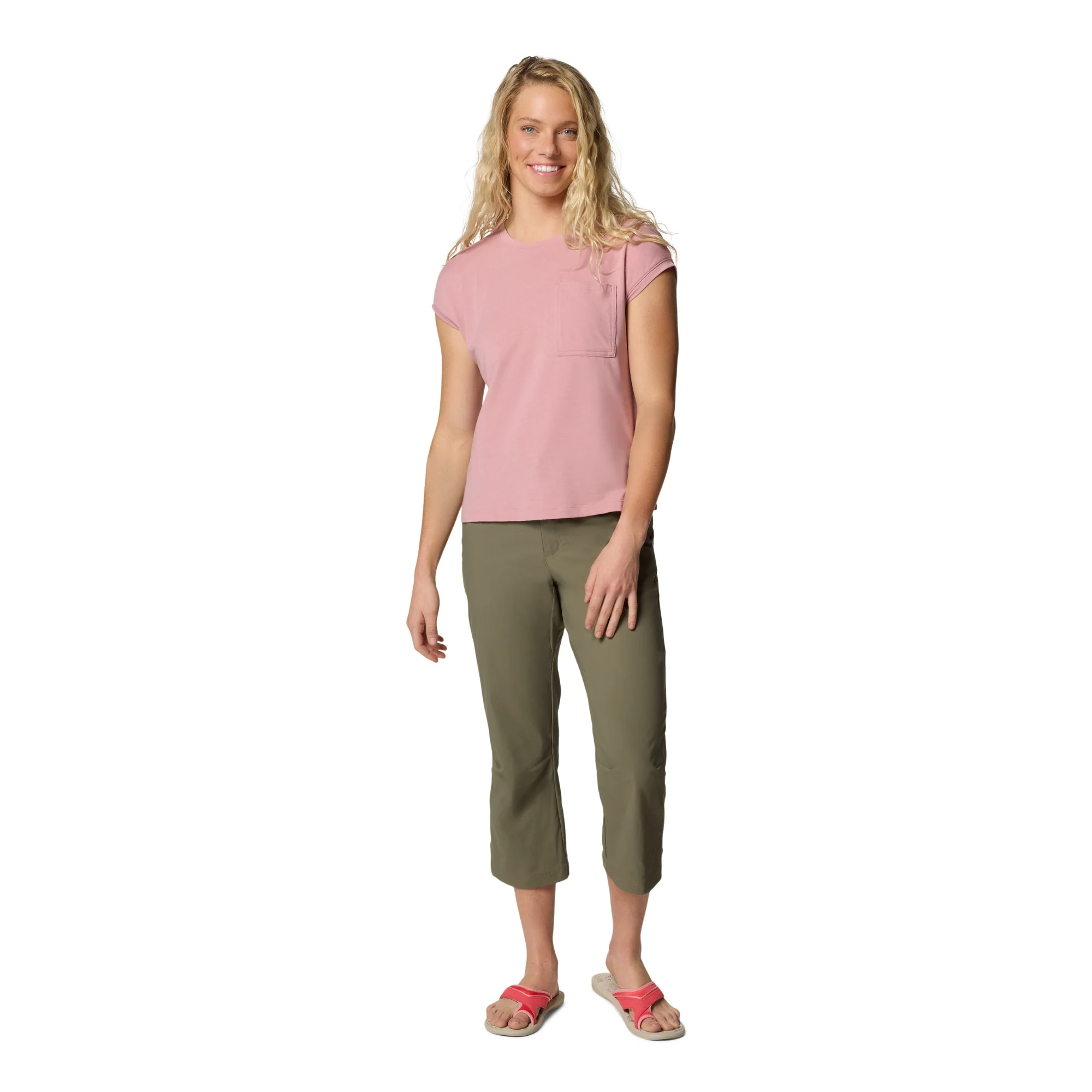 Columbia Women's Leslie Falls II UPF50 Capri Trousers (Stone Green) - Image 14