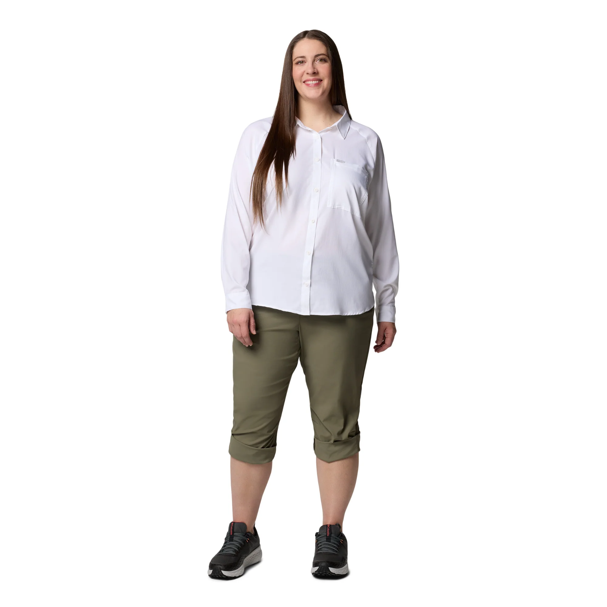 Columbia Women's Leslie Falls II UPF50 Capri Trousers (Stone Green) - Image 15