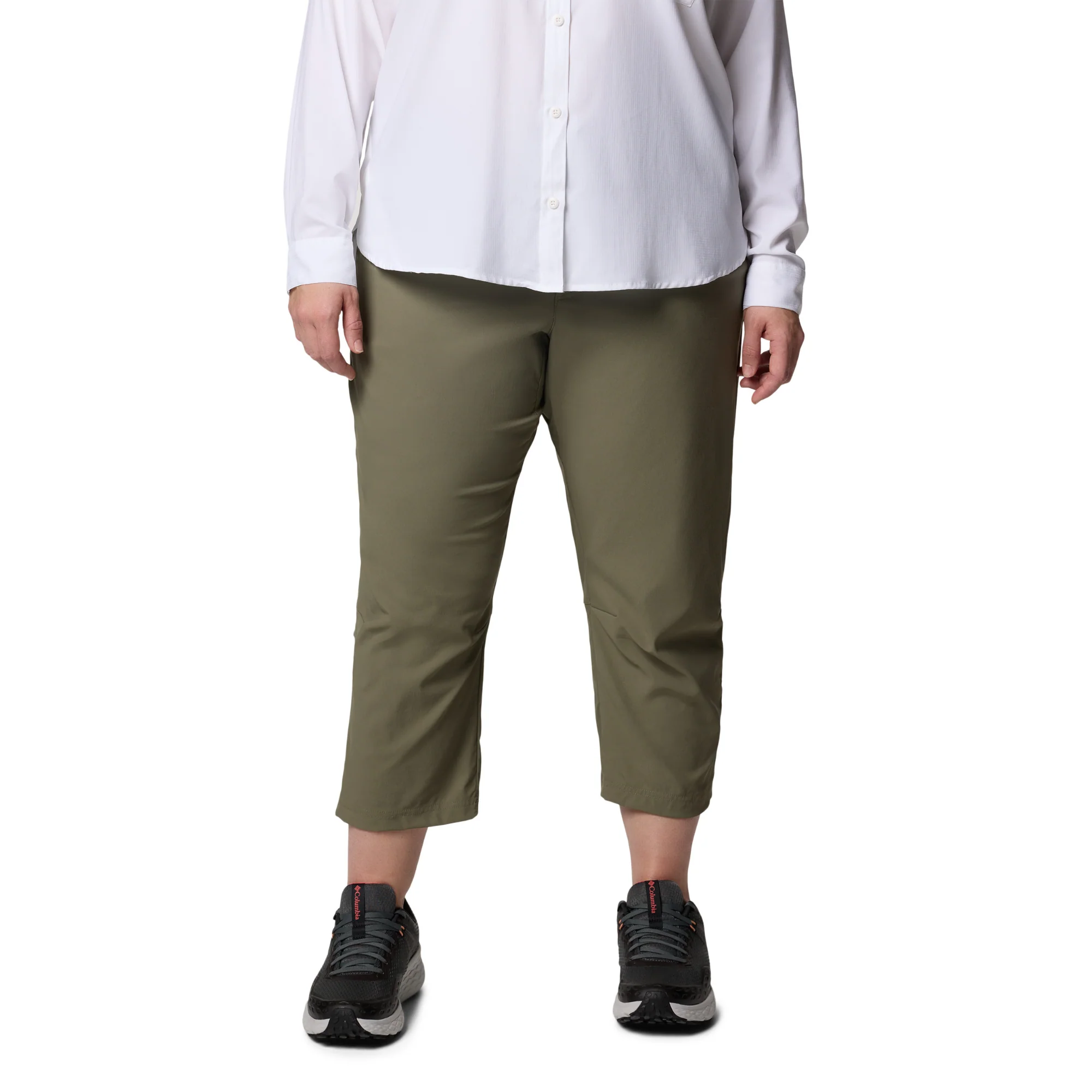Columbia Women's Leslie Falls II UPF50 Capri Trousers (Stone Green) - Image 2