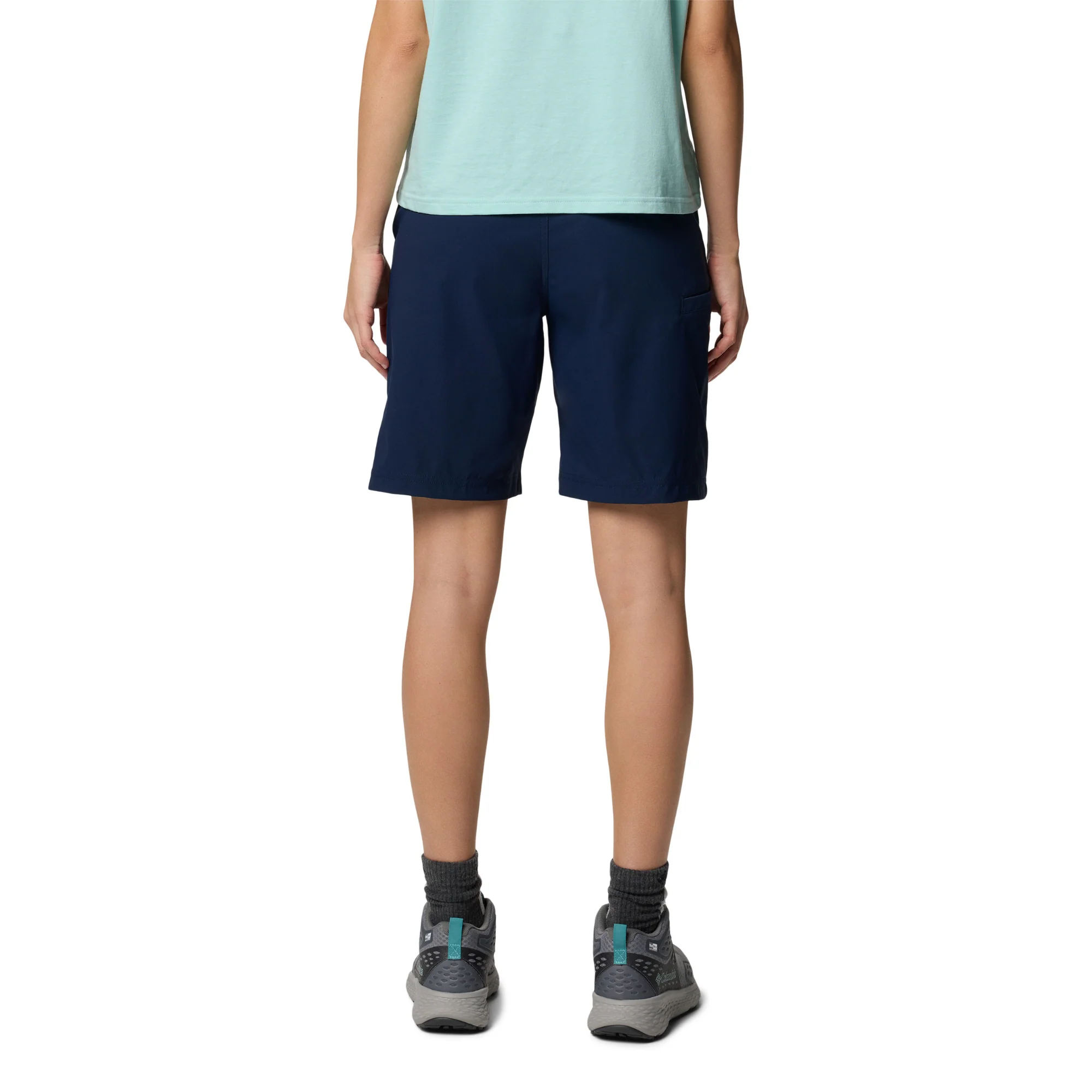 Columbia Women's Leslie Falls II Long Shorts (9in)(Collegiate Navy) - Image 3