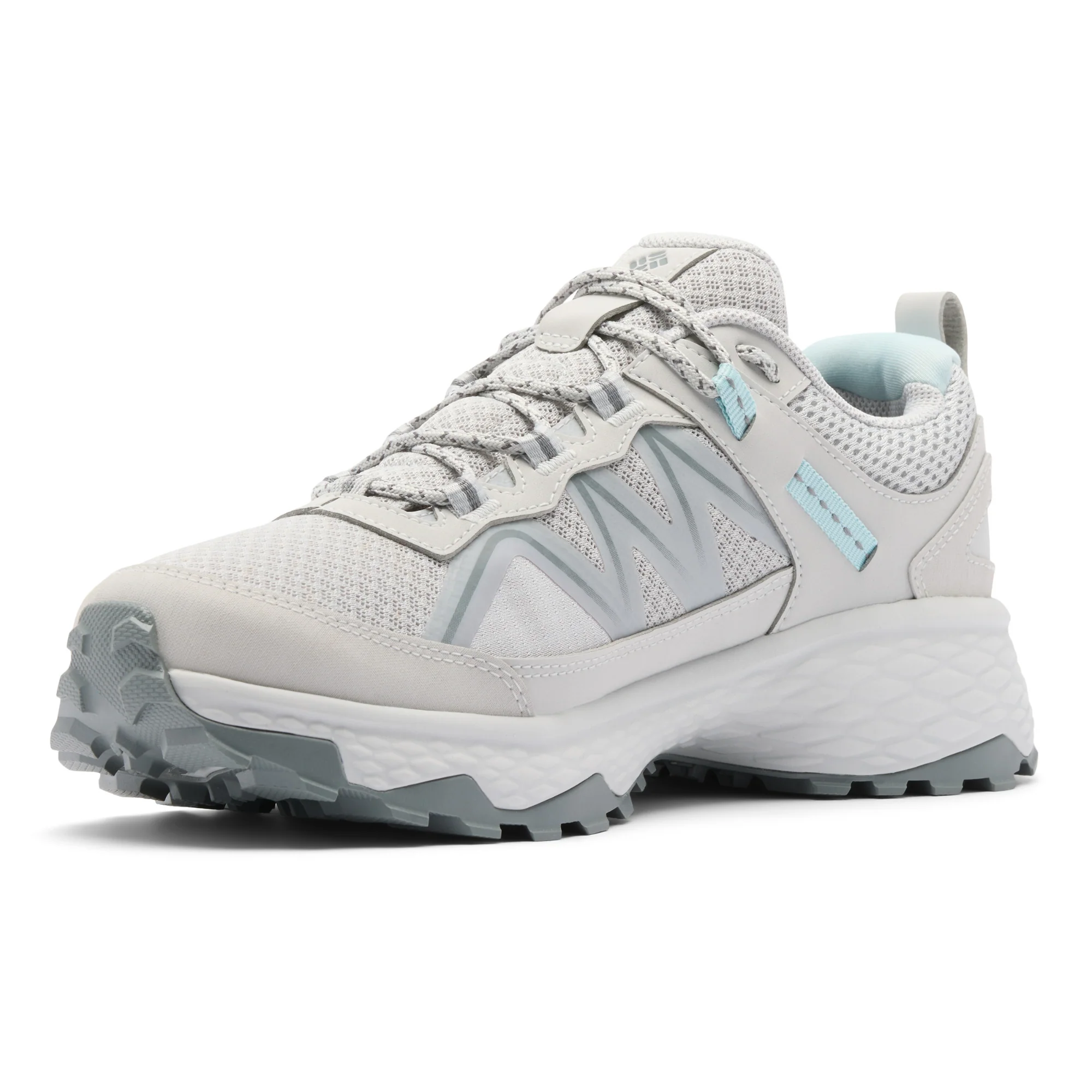 Columbia Women's Peakfreak Rush Outdry Waterproof Trail Shoes (Grey Ice/Marine Light) - Image 2