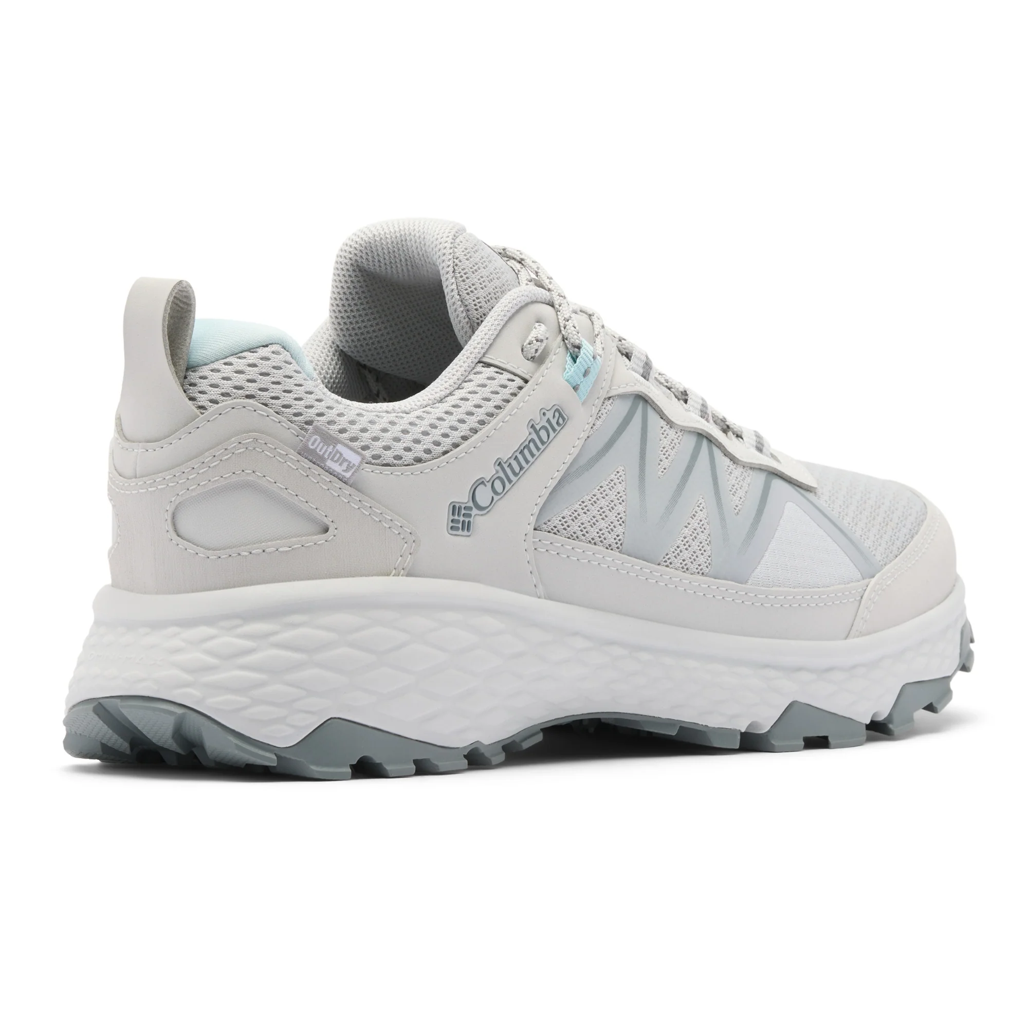 Columbia Women's Peakfreak Rush Outdry Waterproof Trail Shoes (Grey Ice/Marine Light) - Image 3