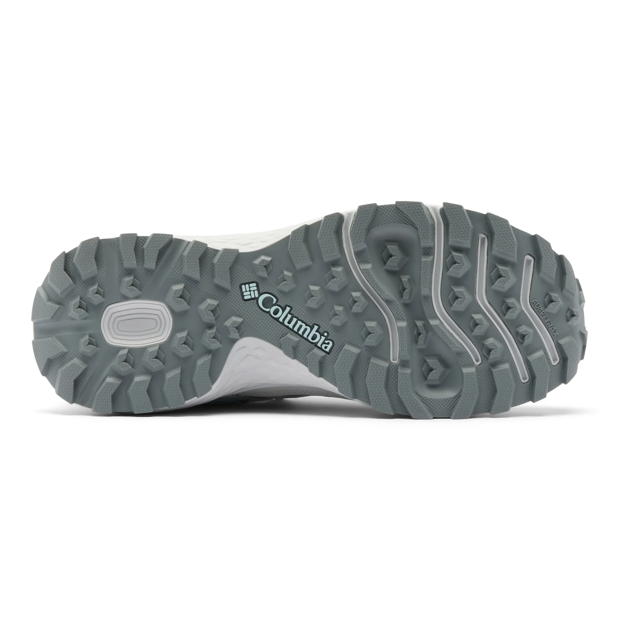 Columbia Women's Peakfreak Rush Outdry Waterproof Trail Shoes (Grey Ice/Marine Light) - Image 6