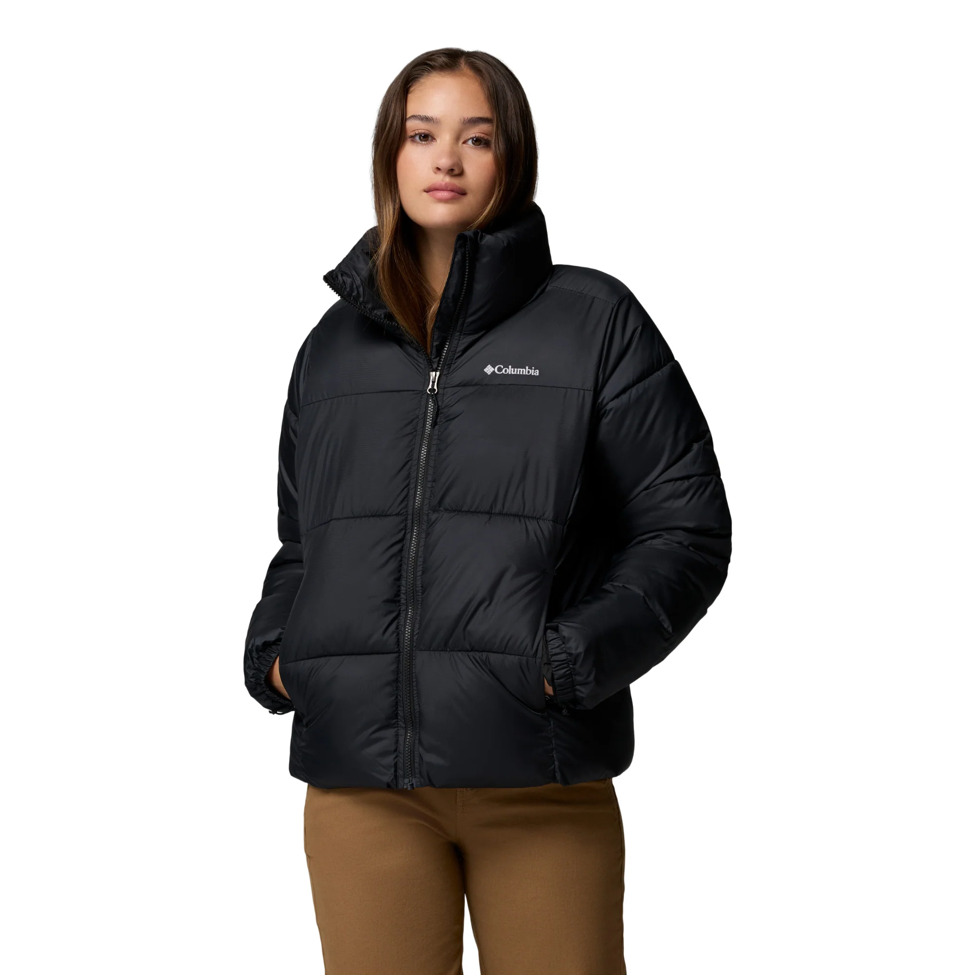 Columbia Women's Puffect II Full Zip Insulated Puffer Jacket (Black)