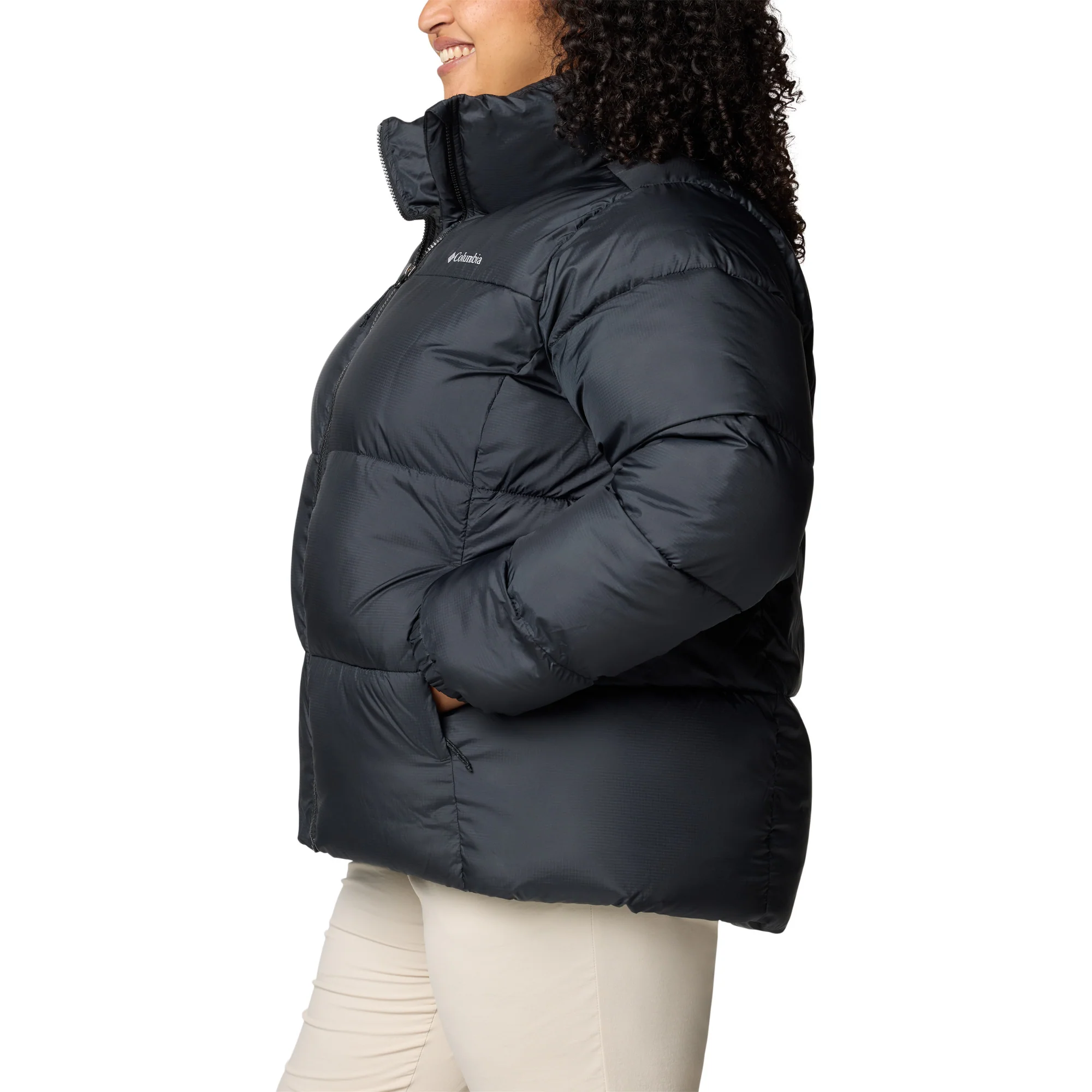 Columbia Women's Puffect II Full Zip Insulated Puffer Jacket (Black) - Image 6