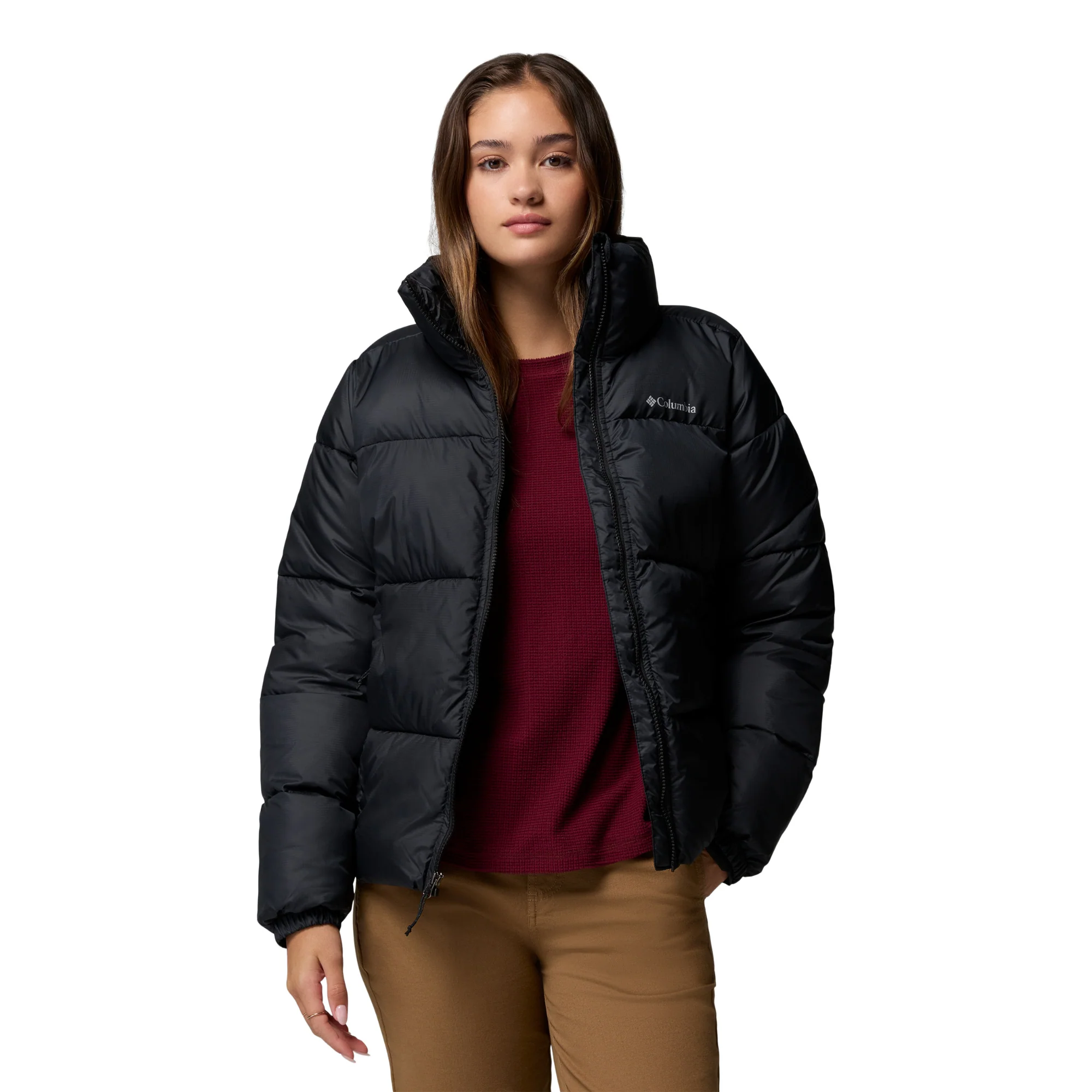 Columbia Women's Puffect II Full Zip Insulated Puffer Jacket (Black) - Image 7