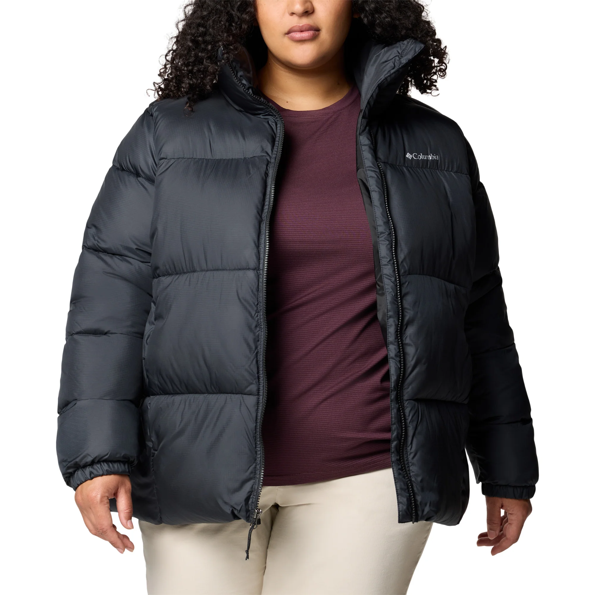 Columbia Women's Puffect II Full Zip Insulated Puffer Jacket (Black) - Image 8