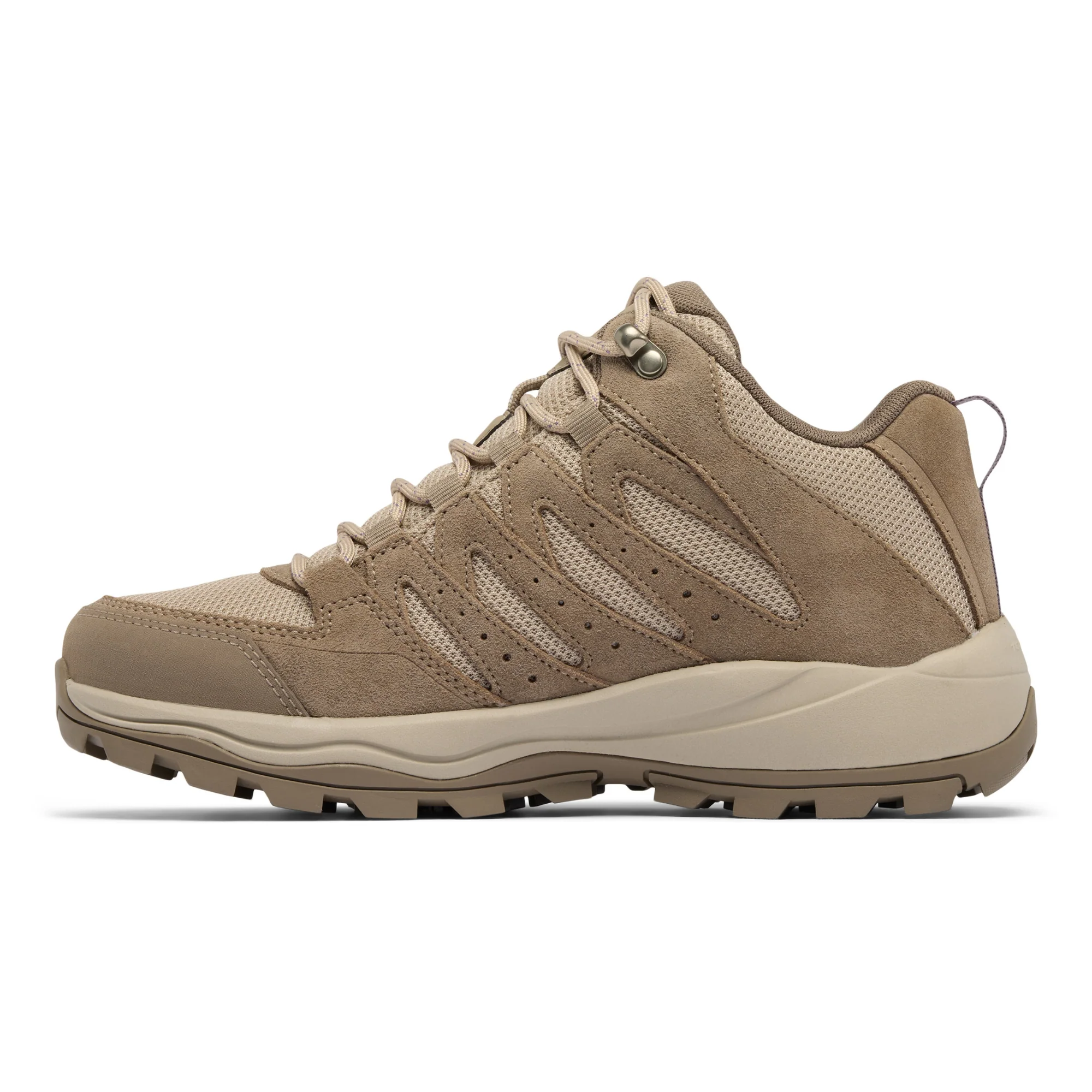Columbia Women's Redmond IV Waterproof Mid Trail Boots (Wet Sand/Granite Purple) - Image 3