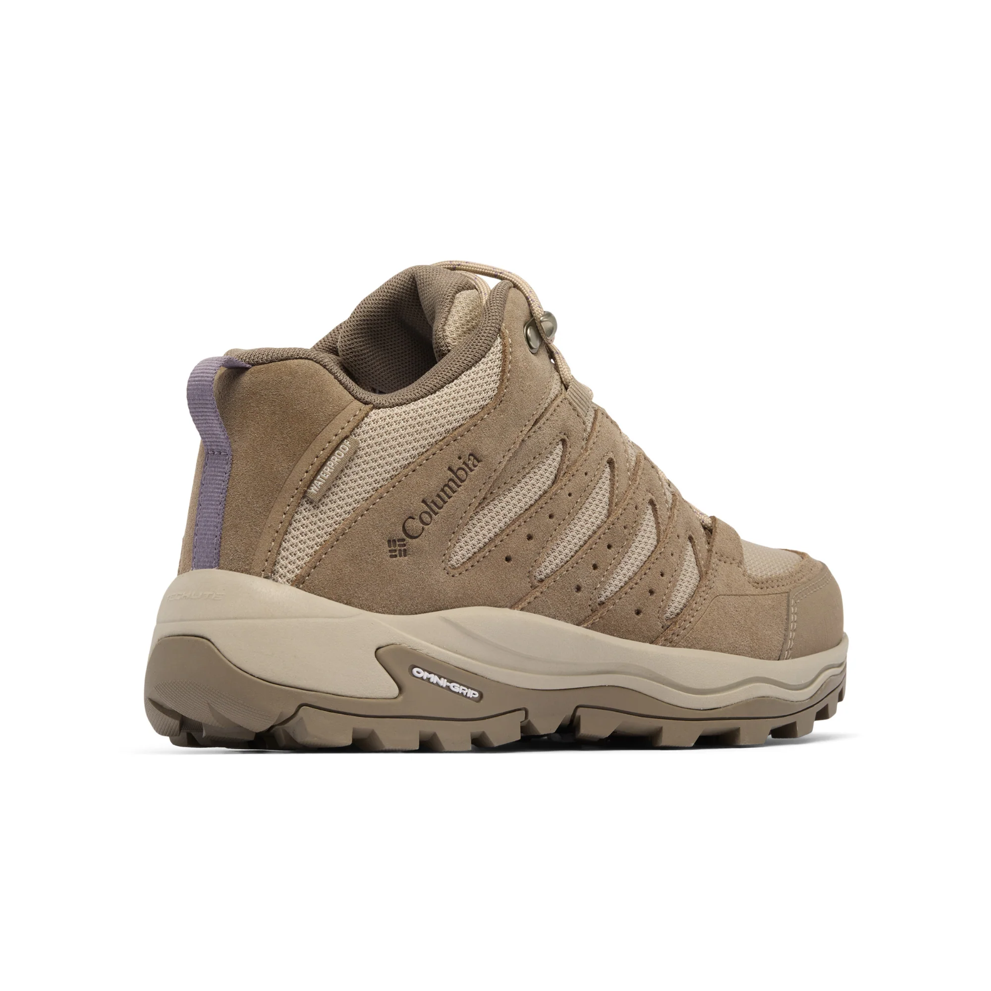 Columbia Women's Redmond IV Waterproof Mid Trail Boots (Wet Sand/Granite Purple) - Image 5