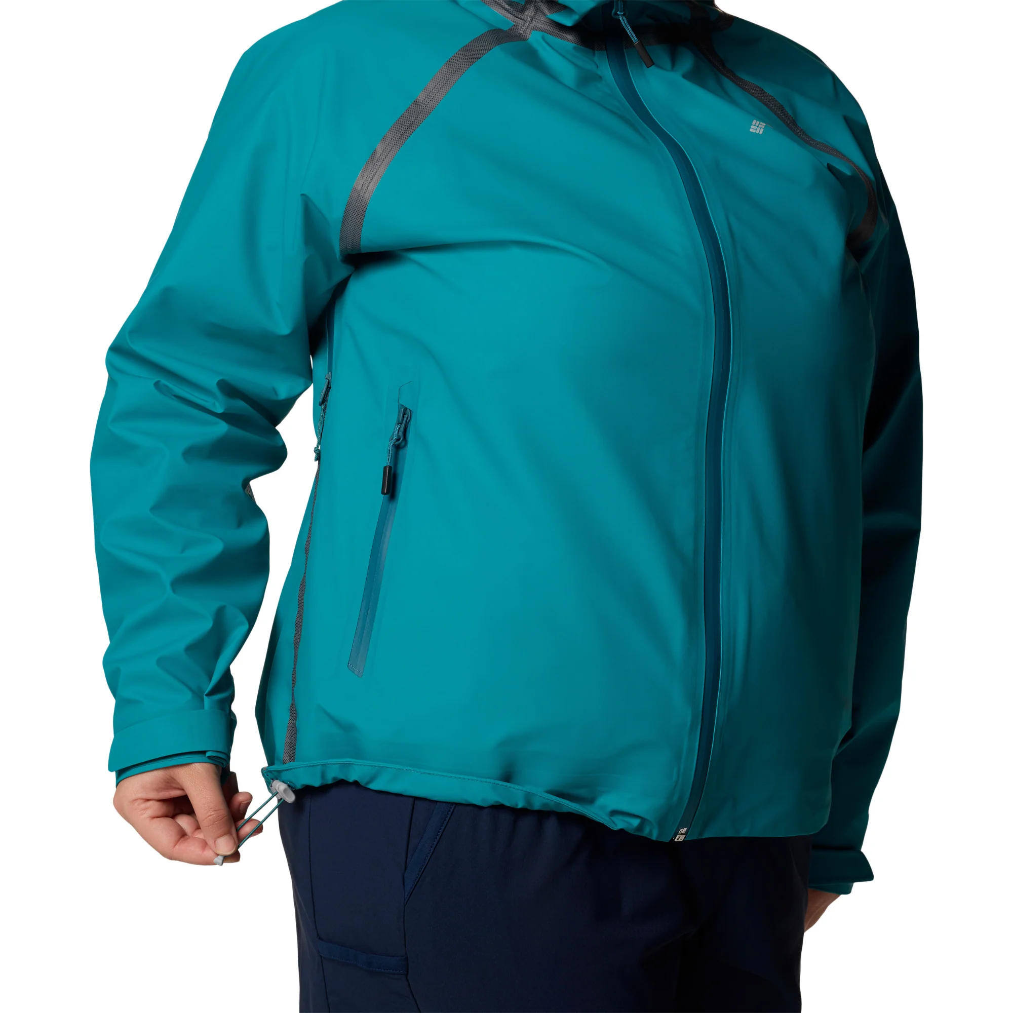 Columbia Women's Reign No Shine Outdry Extreme Waterproof Jacket (River Blue) - Image 11