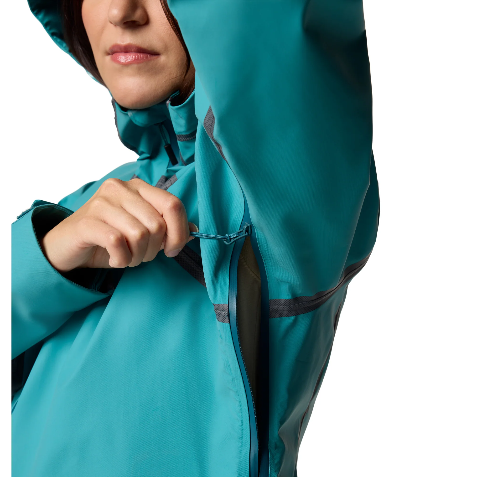 Columbia Women's Reign No Shine Outdry Extreme Waterproof Jacket (River Blue) - Image 12