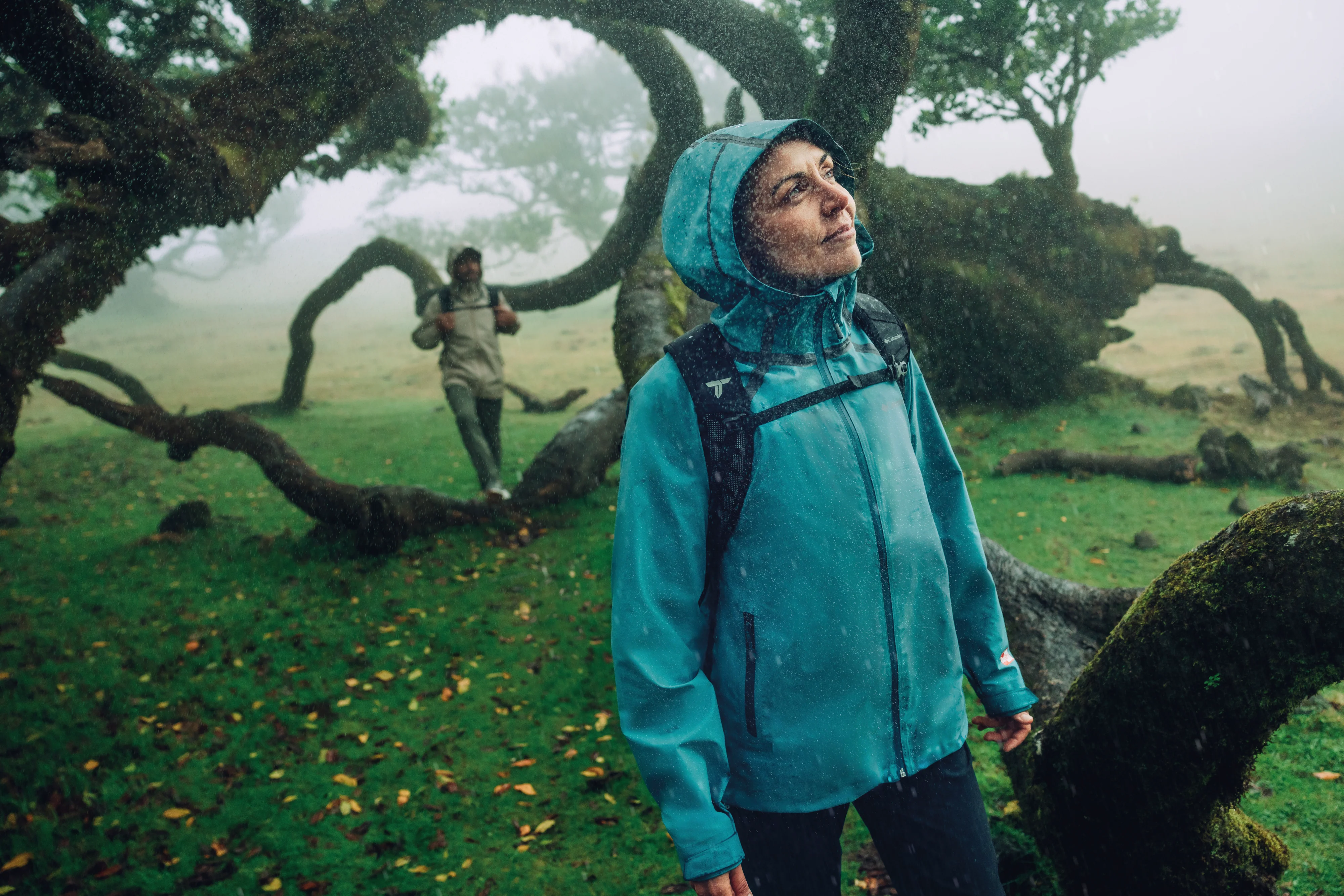 Columbia Women's Reign No Shine Outdry Extreme Waterproof Jacket (River Blue) - Image 18