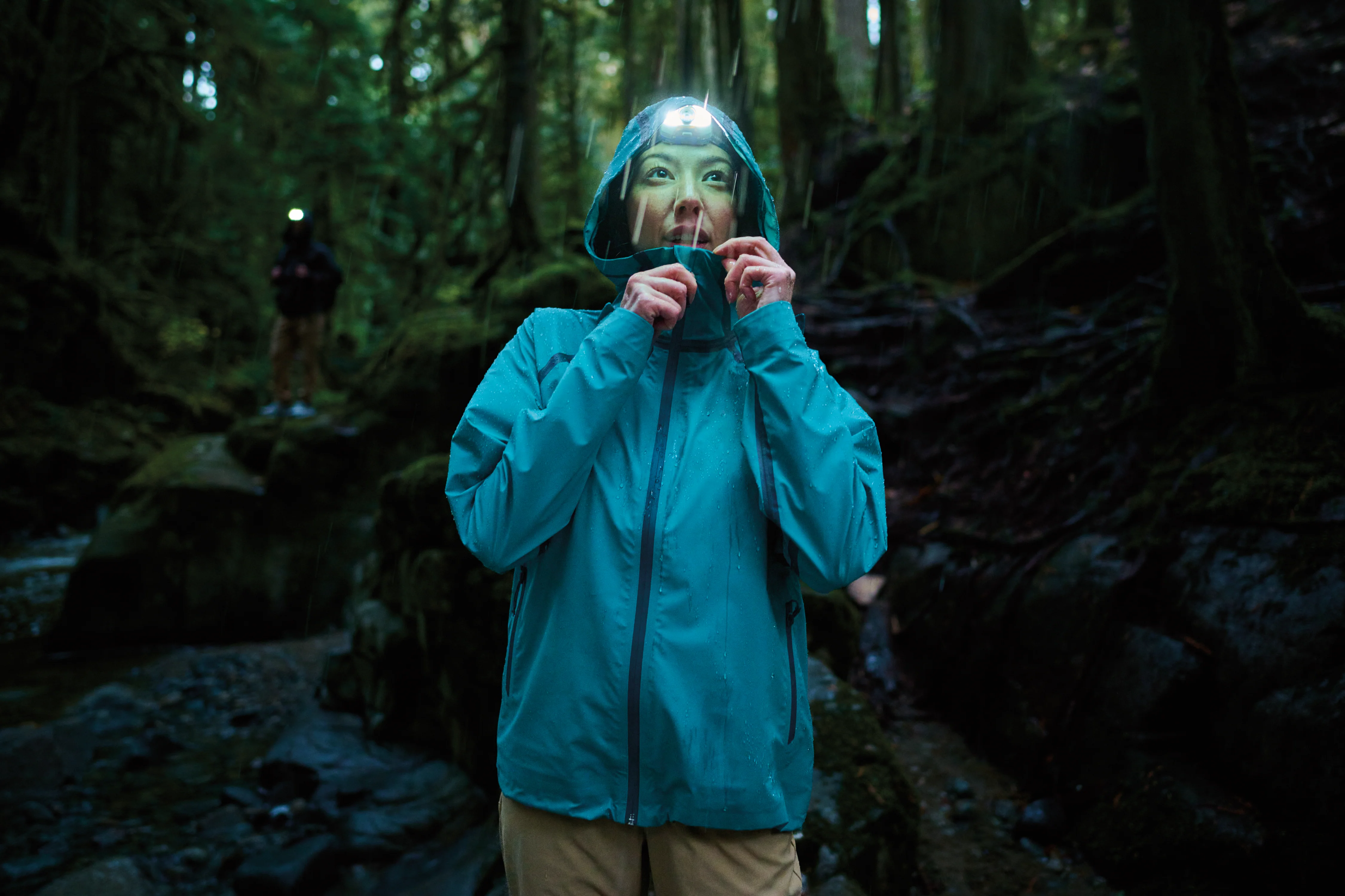 Columbia Women's Reign No Shine Outdry Extreme Waterproof Jacket (River Blue) - Image 25