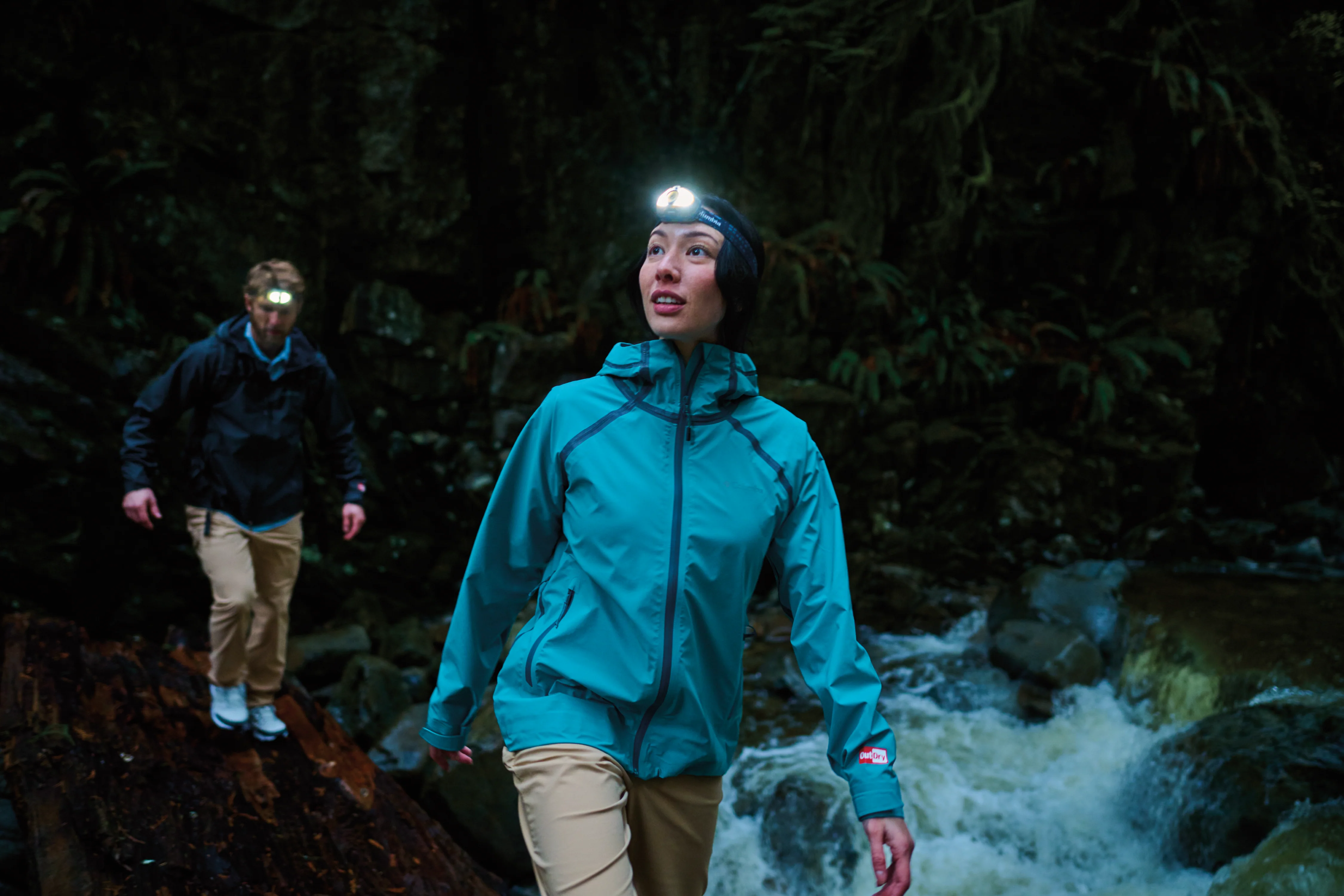 Columbia Women's Reign No Shine Outdry Extreme Waterproof Jacket (River Blue) - Image 26