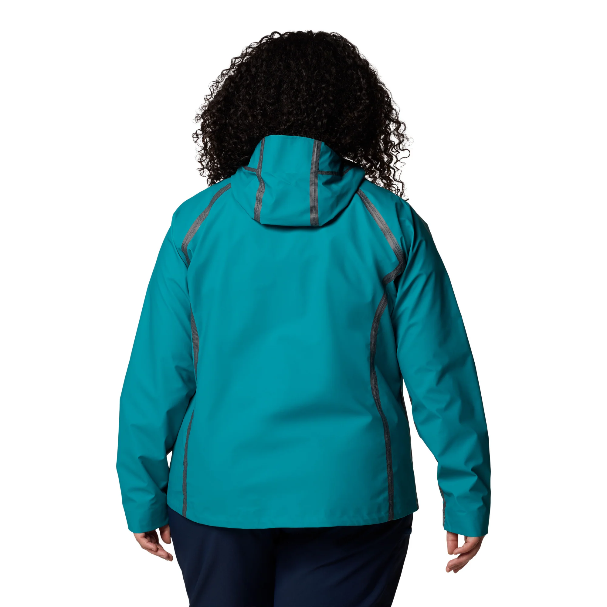Columbia Women's Reign No Shine Outdry Extreme Waterproof Jacket (River Blue) - Image 4