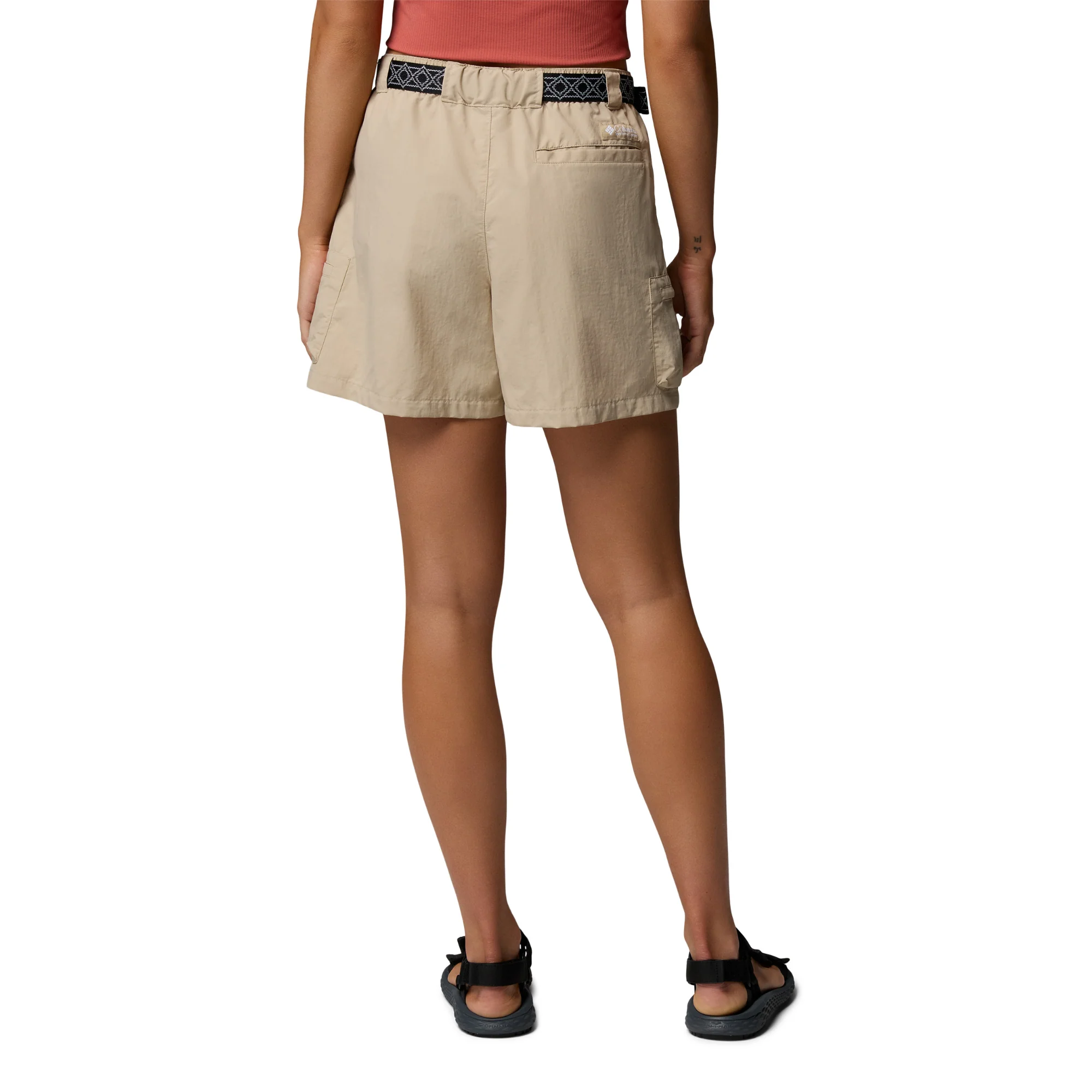 Columbia Women's Sequoia Grove Woven Shorts (Ancient Fossil)(4in) - Image 3