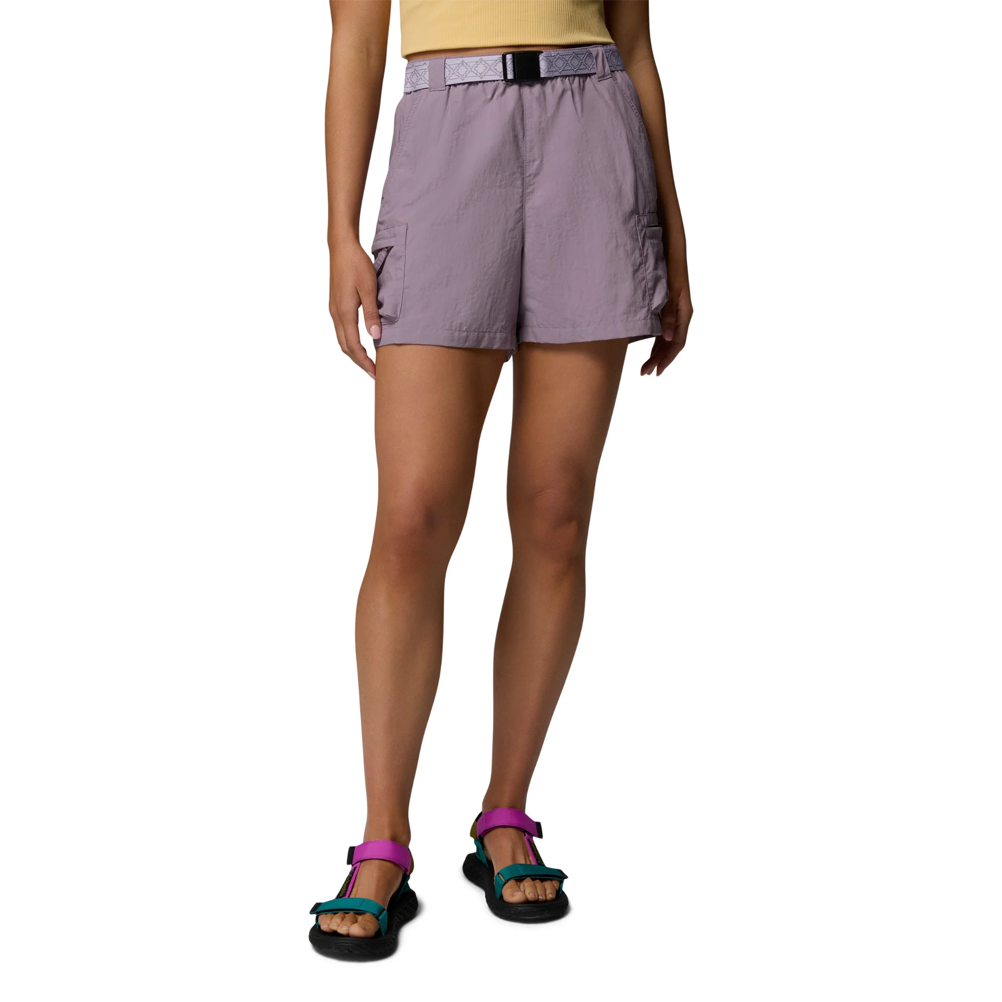 Columbia Women's Sequoia Grove Woven Shorts (Shale Purple/Lavender Pearl)(4in)