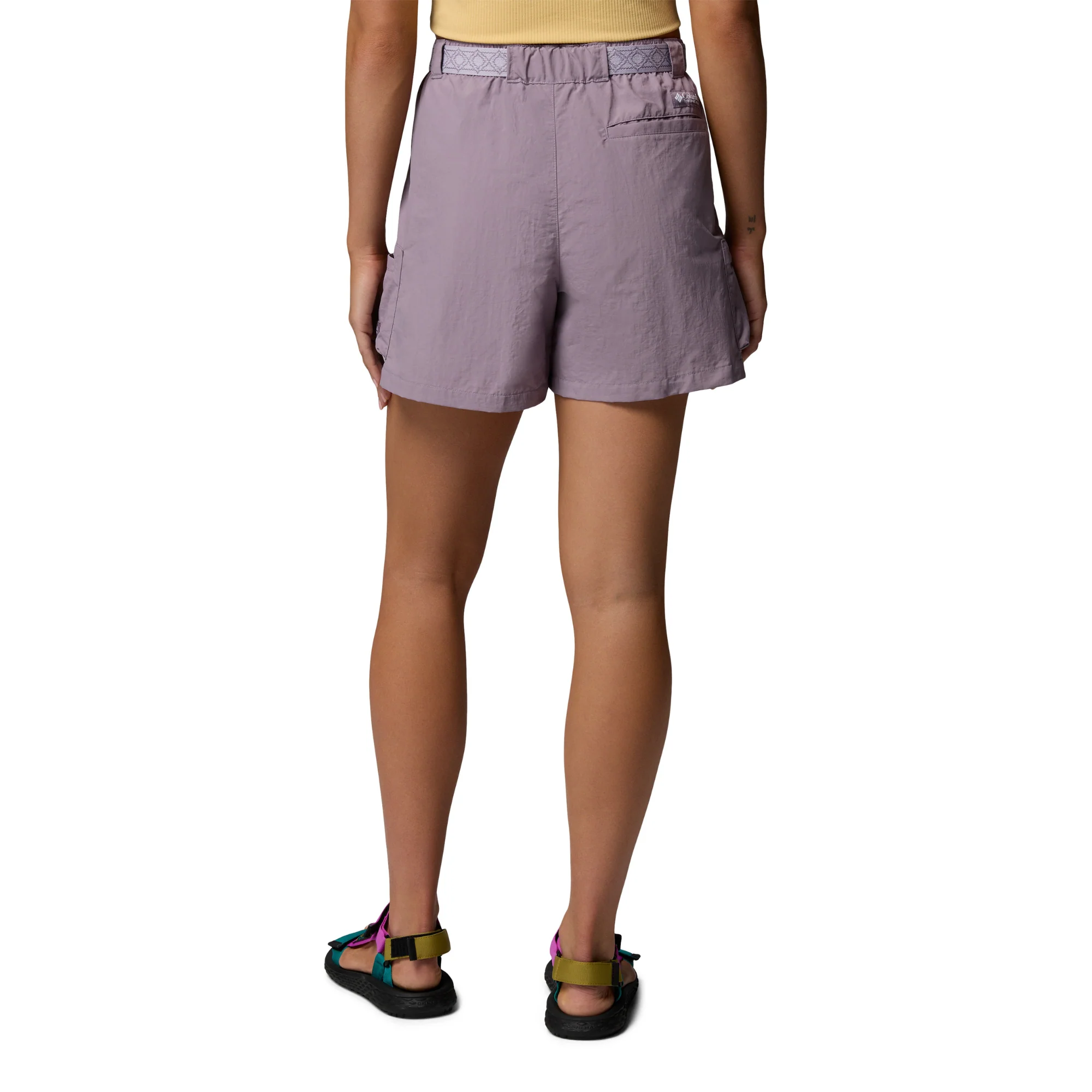 Columbia Women's Sequoia Grove Woven Shorts (Shale Purple/Lavender Pearl)(4in) - Image 3