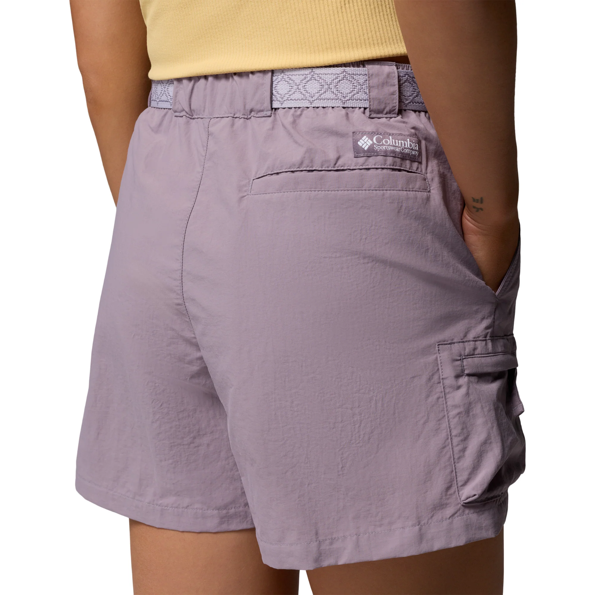 Columbia Women's Sequoia Grove Woven Shorts (Shale Purple/Lavender Pearl)(4in) - Image 5