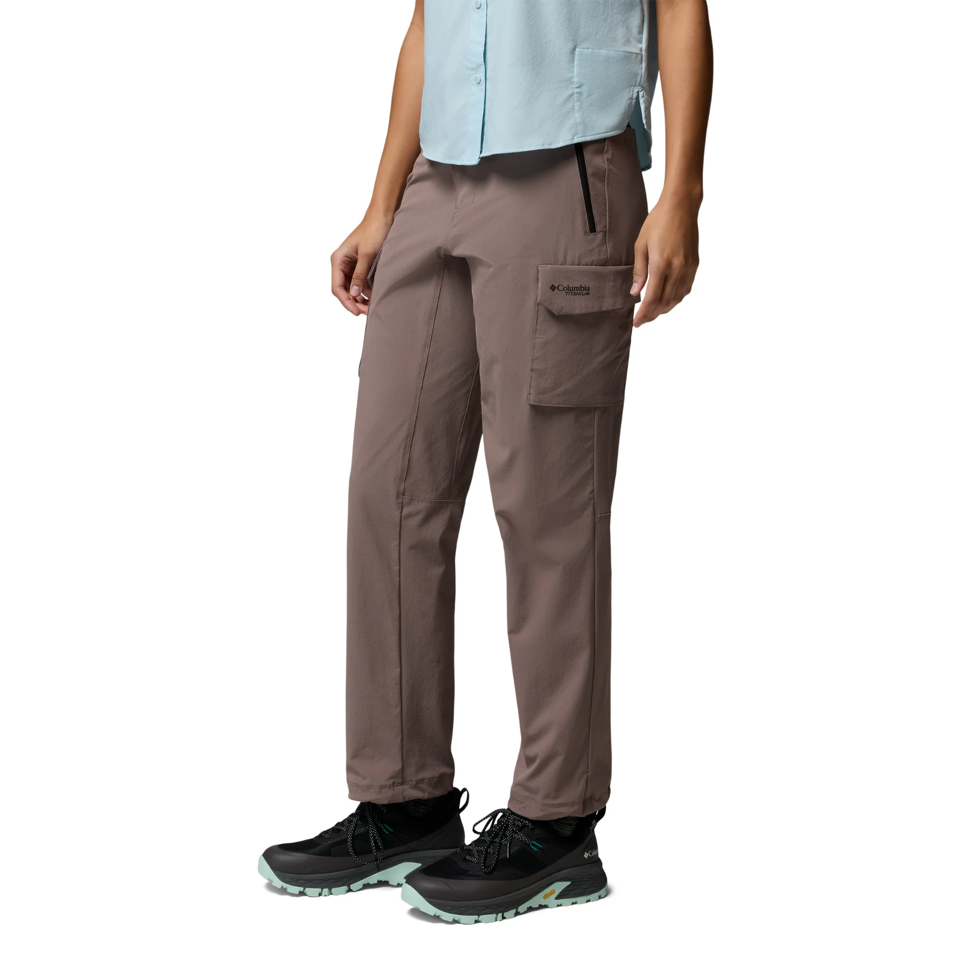 Columbia Women's Silver Ridge Elite UPF50 Hiking Trousers (Iron) - Image 2