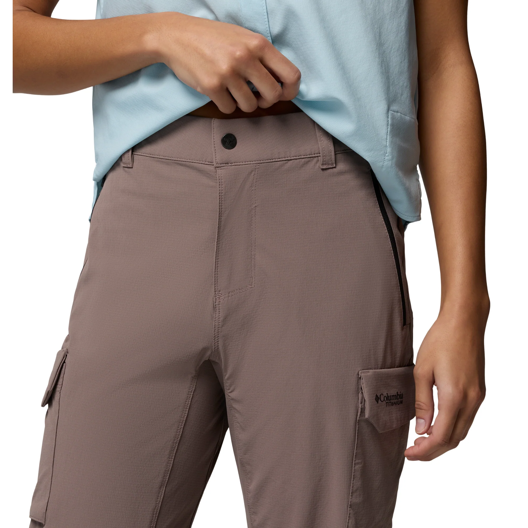 Columbia Women's Silver Ridge Elite UPF50 Hiking Trousers (Iron) - Image 5