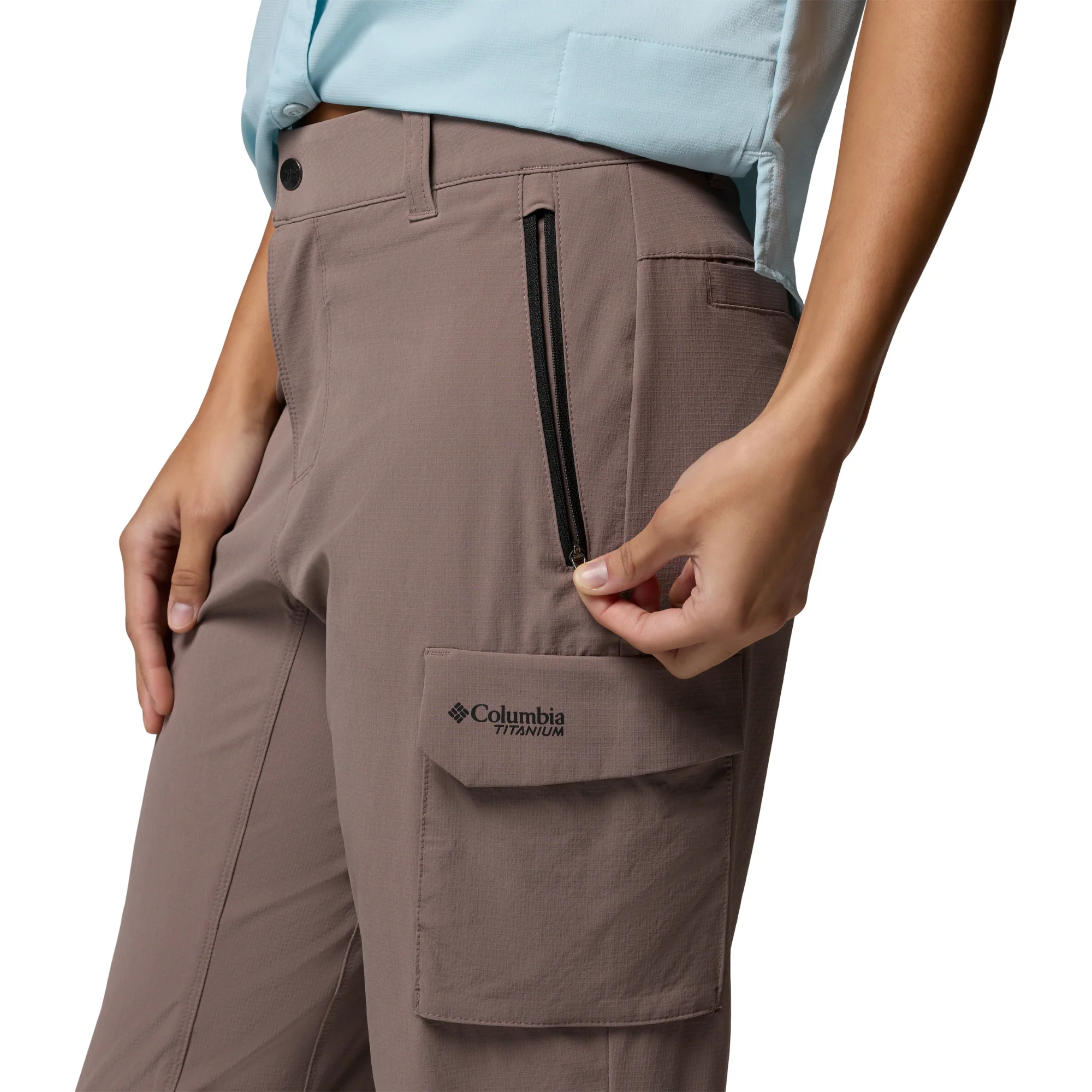 Columbia Women's Silver Ridge Elite UPF50 Hiking Trousers (Iron) - Image 7