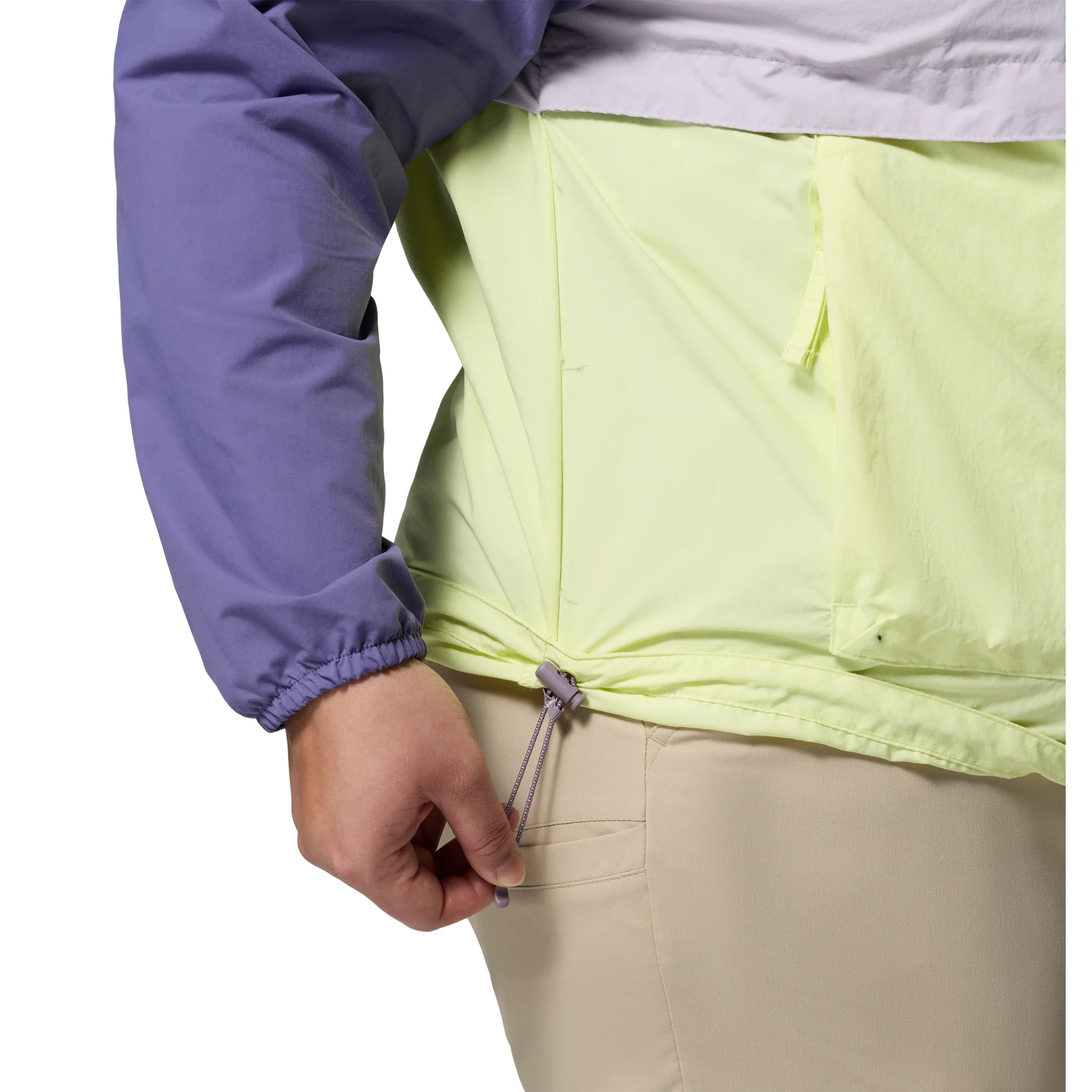 Columbia Women's Spire Valley Hooded UPF50 Windbreaker (Citron Haze/Lavender Pearl/Stormwatch) - Image 12