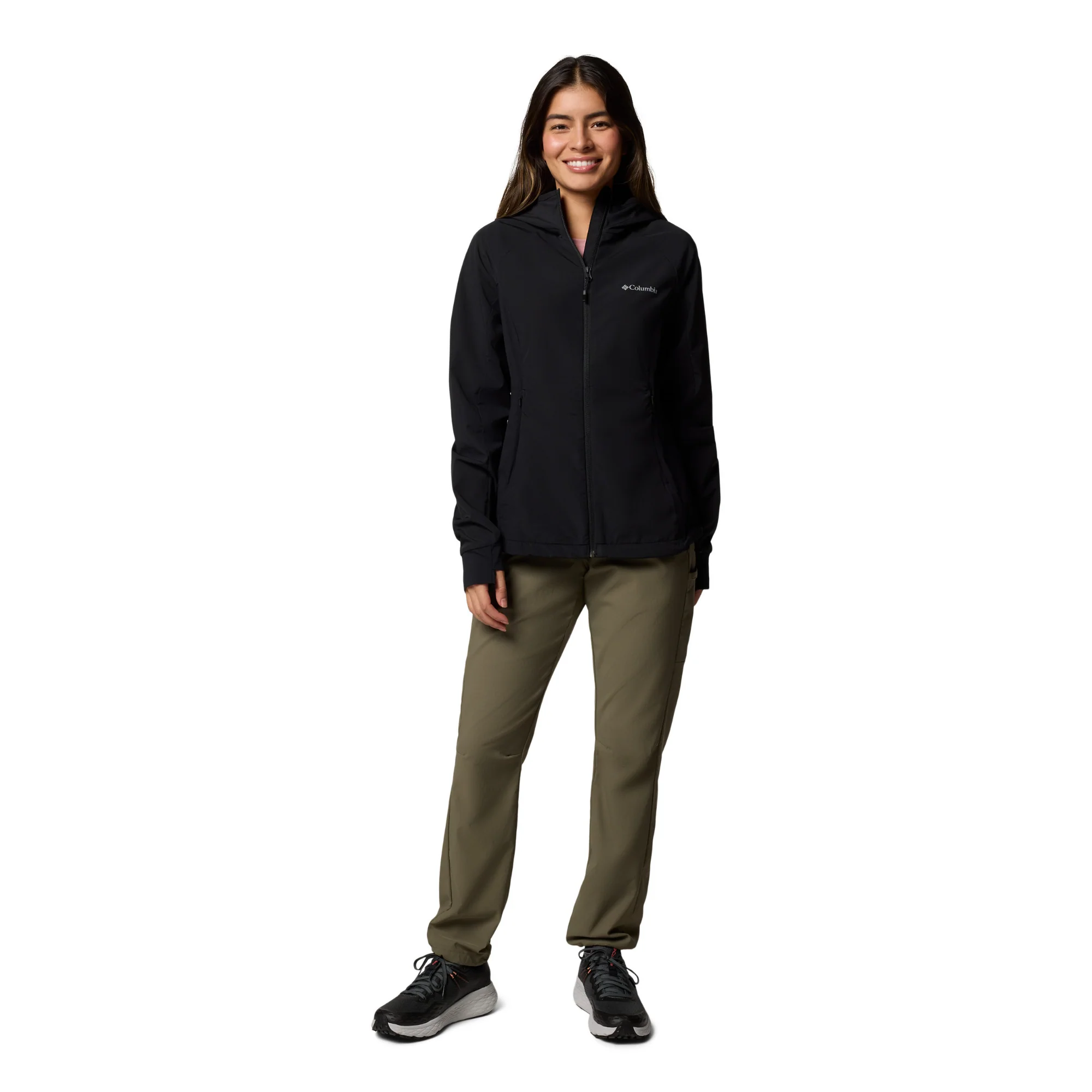 Columbia Women's Sweet As III Hooded Softshell Jacket (Black) - Image 13