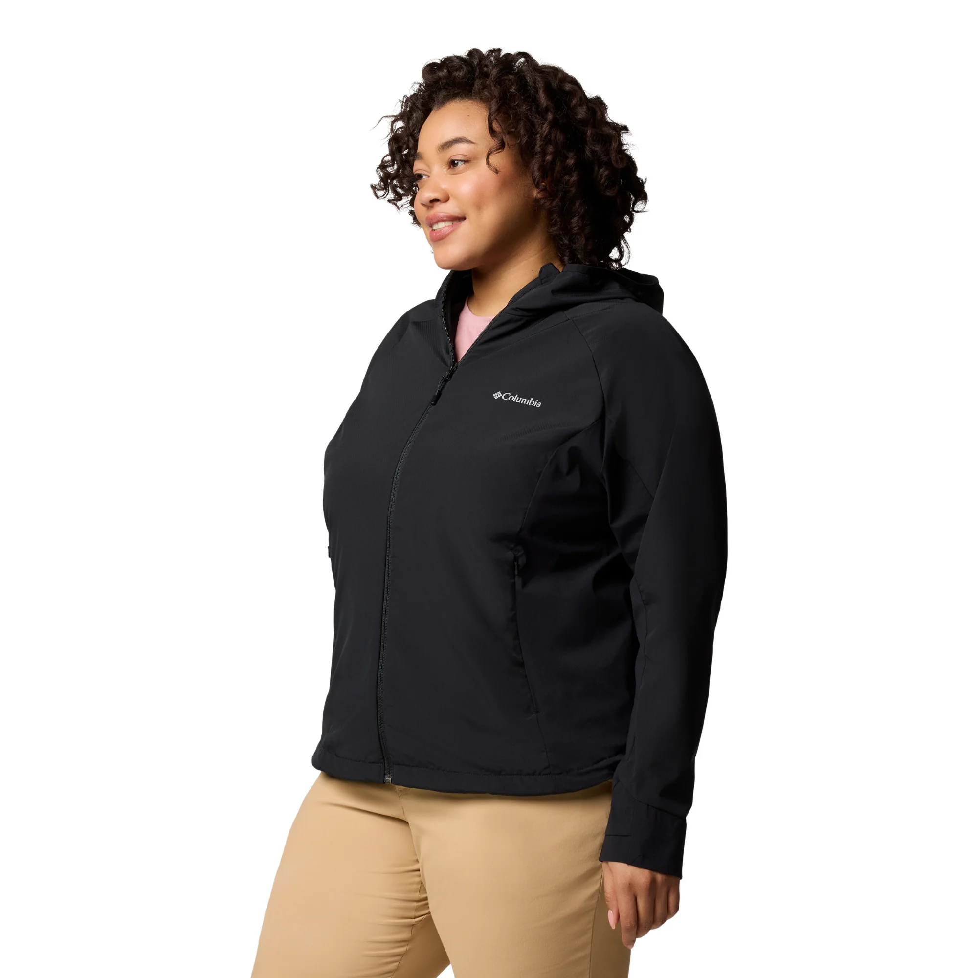 Columbia Women's Sweet As III Hooded Softshell Jacket (Black) - Image 6