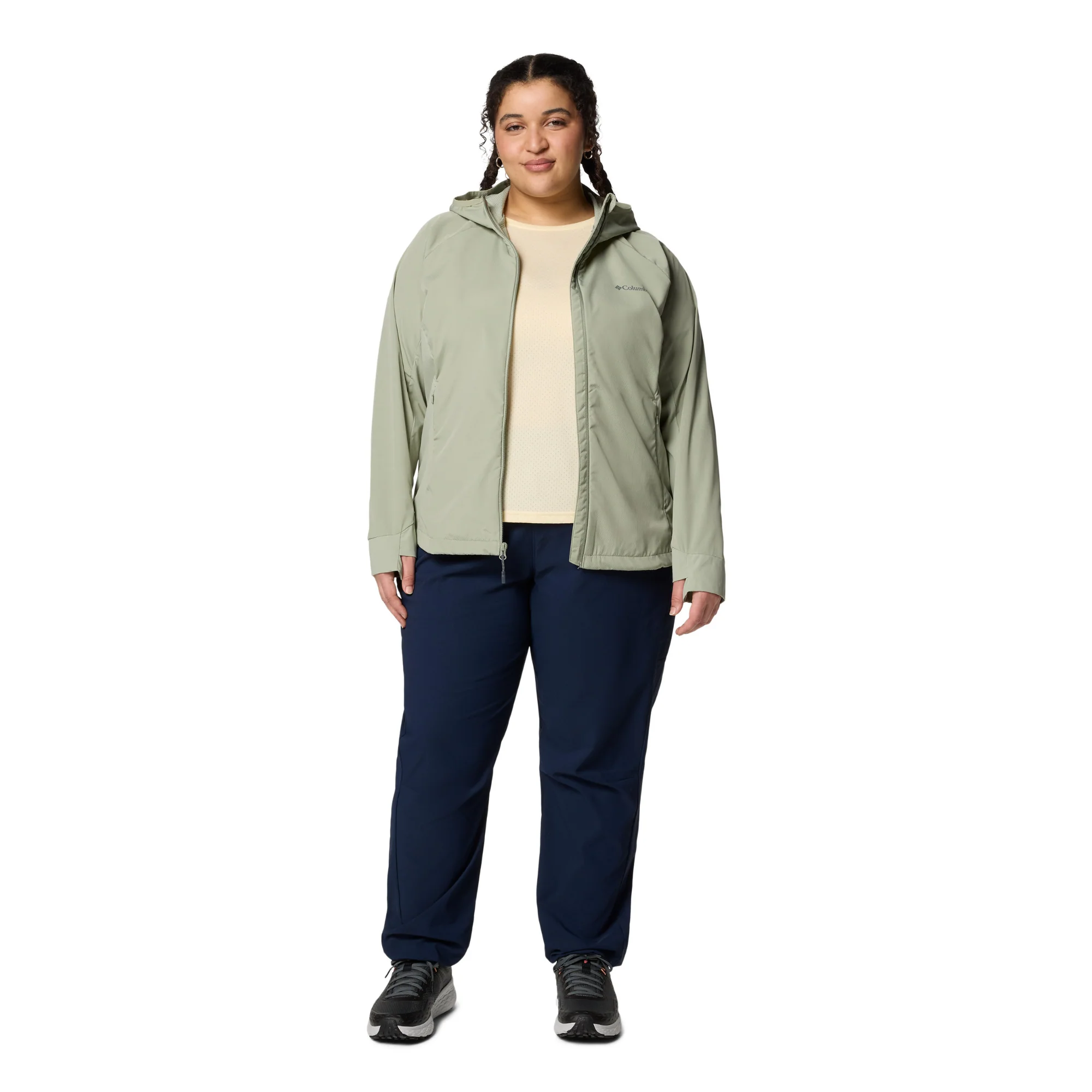 Columbia Women's Sweet As III Hooded Softshell Jacket (Safari) - Image 15