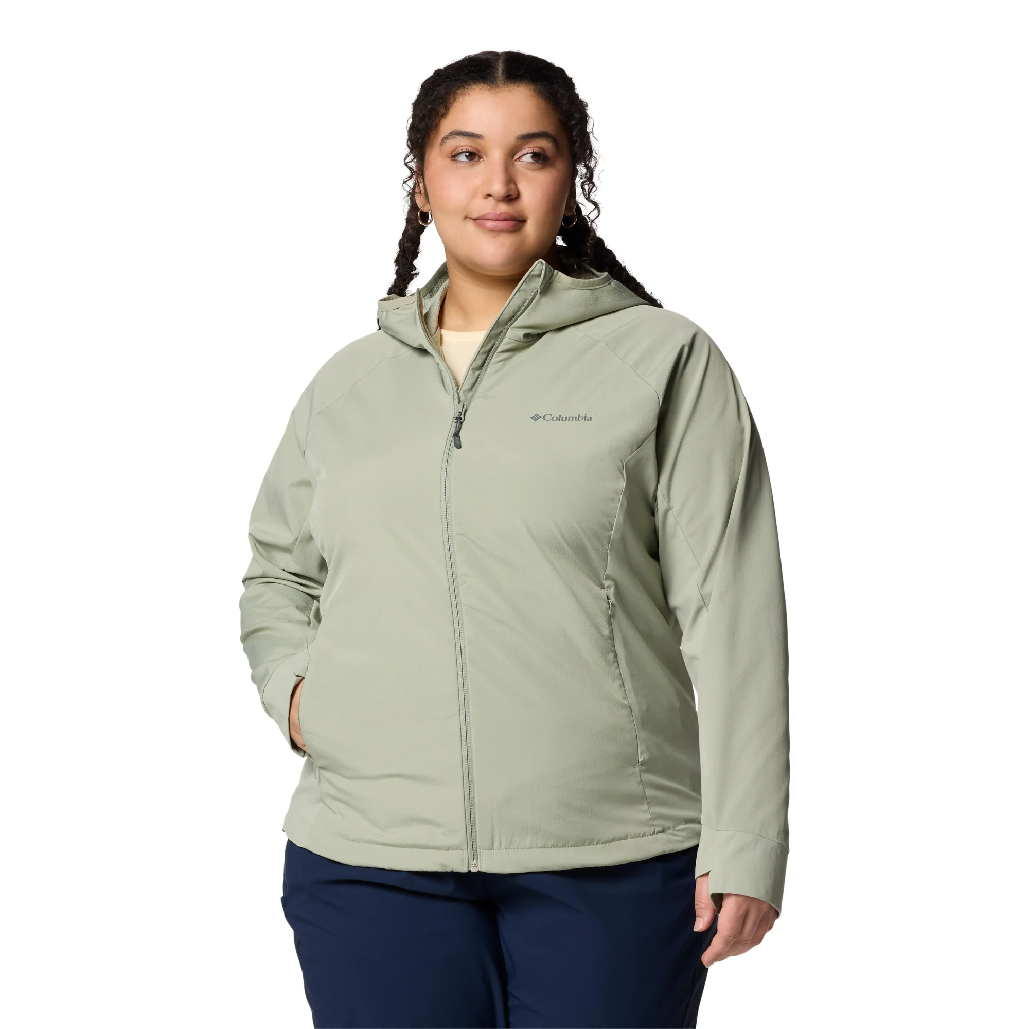 Columbia Women's Sweet As III Hooded Softshell Jacket (Safari) - Image 2