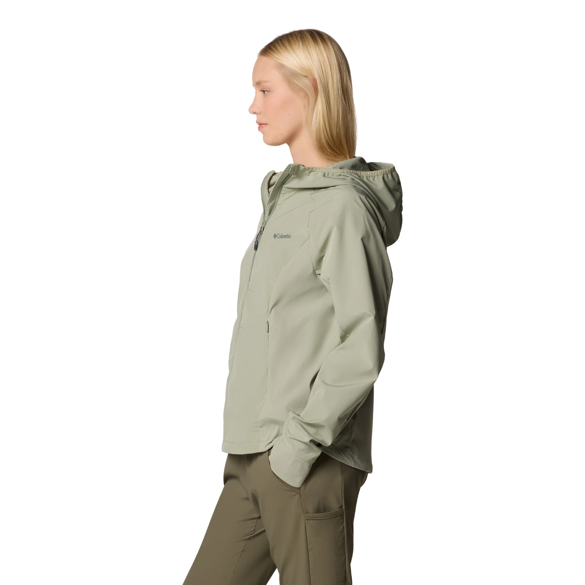 Columbia Women's Sweet As III Hooded Softshell Jacket (Safari) - Image 3