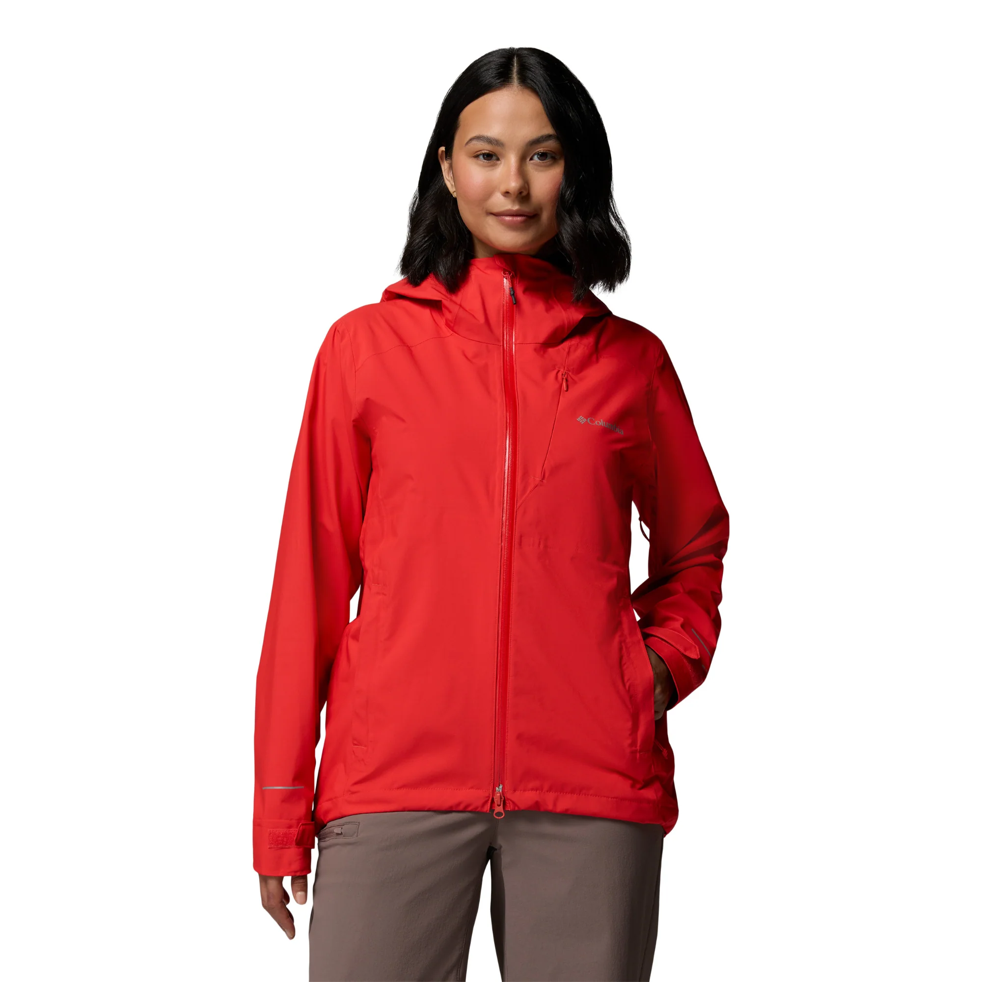 Columbia Women's Trailborne 2.5L Waterproof Jacket (Poppy Red)