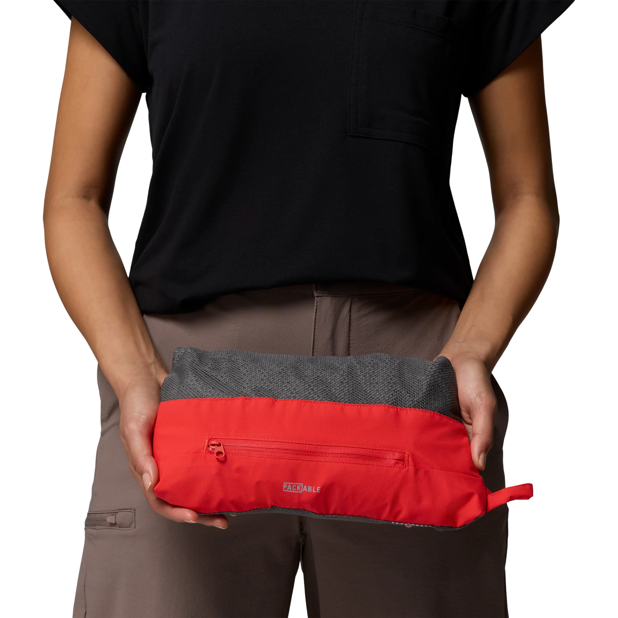 Columbia Women's Trailborne 2.5L Waterproof Jacket (Poppy Red) - Image 12