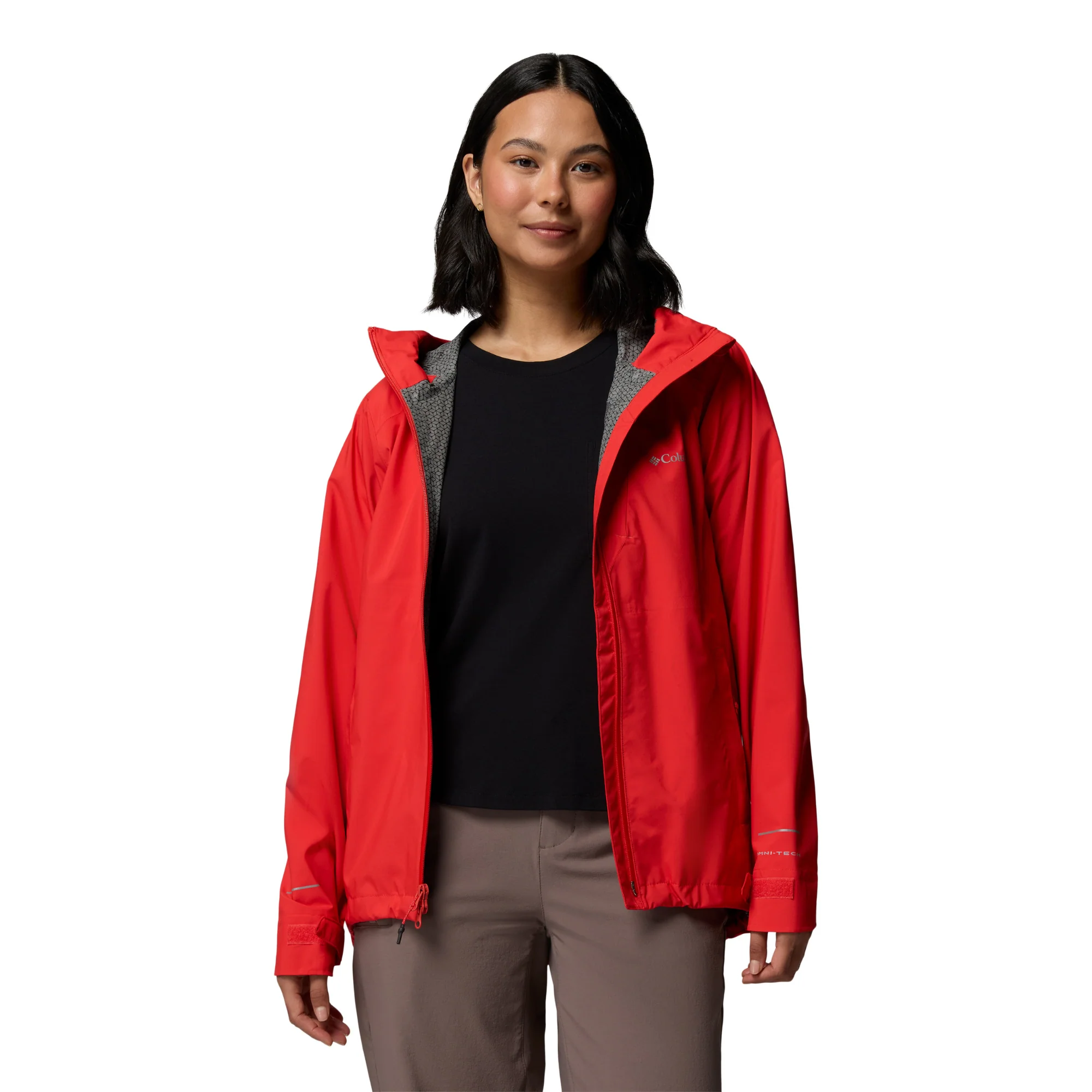Columbia Women's Trailborne 2.5L Waterproof Jacket (Poppy Red) - Image 4