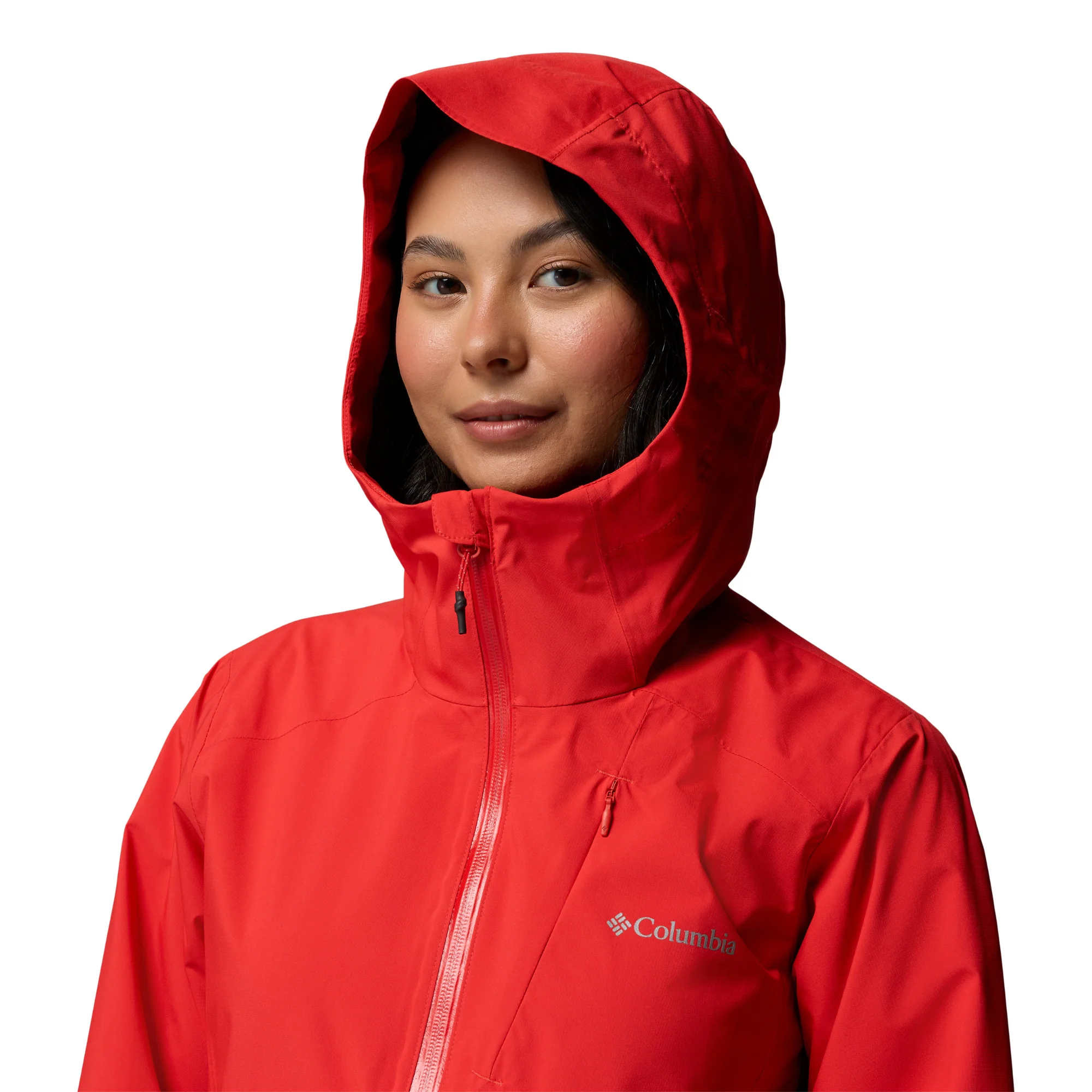 Columbia Women's Trailborne 2.5L Waterproof Jacket (Poppy Red) - Image 6