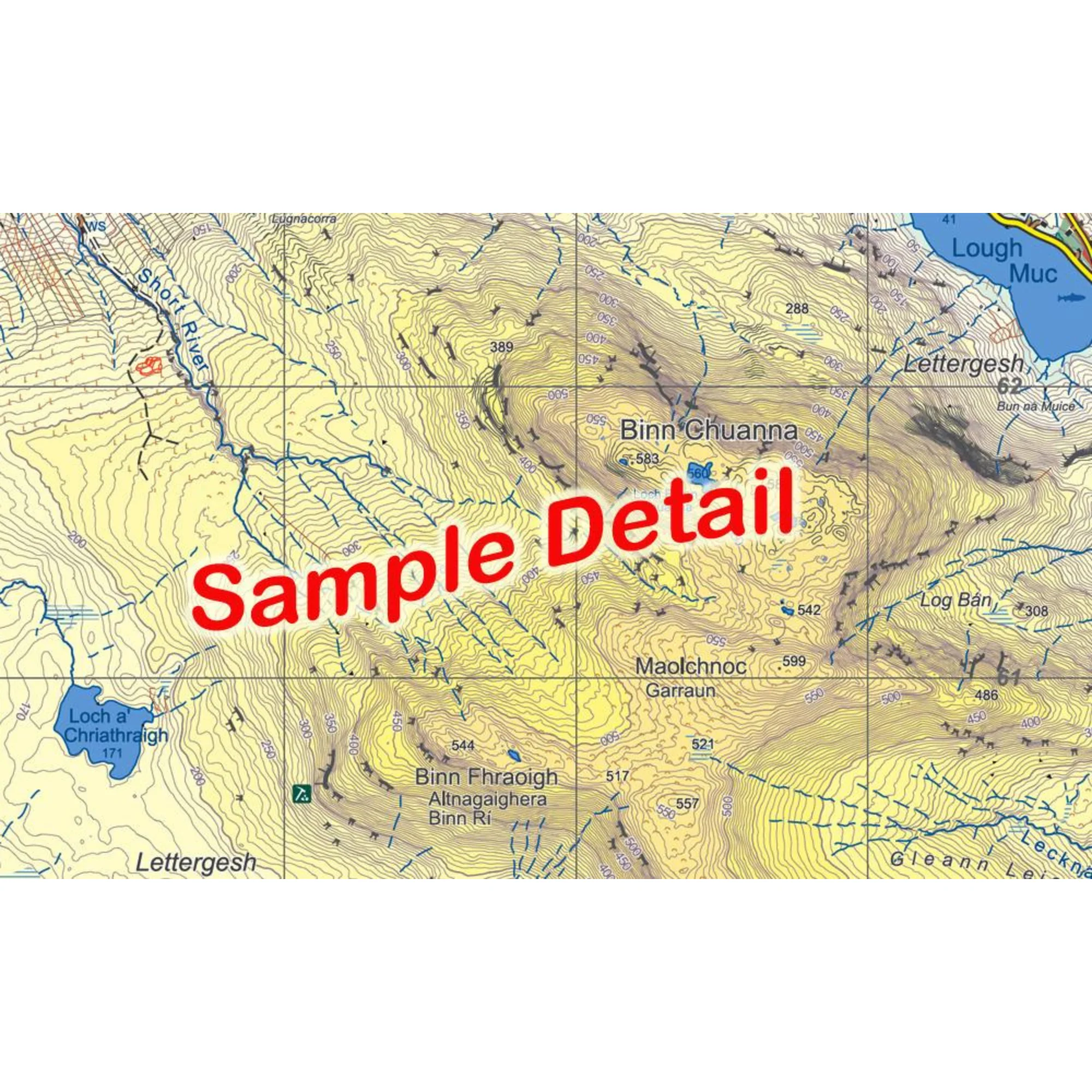 EastWest Mapping Connemara Mountains Paper Map (1:25,000) - Image 3