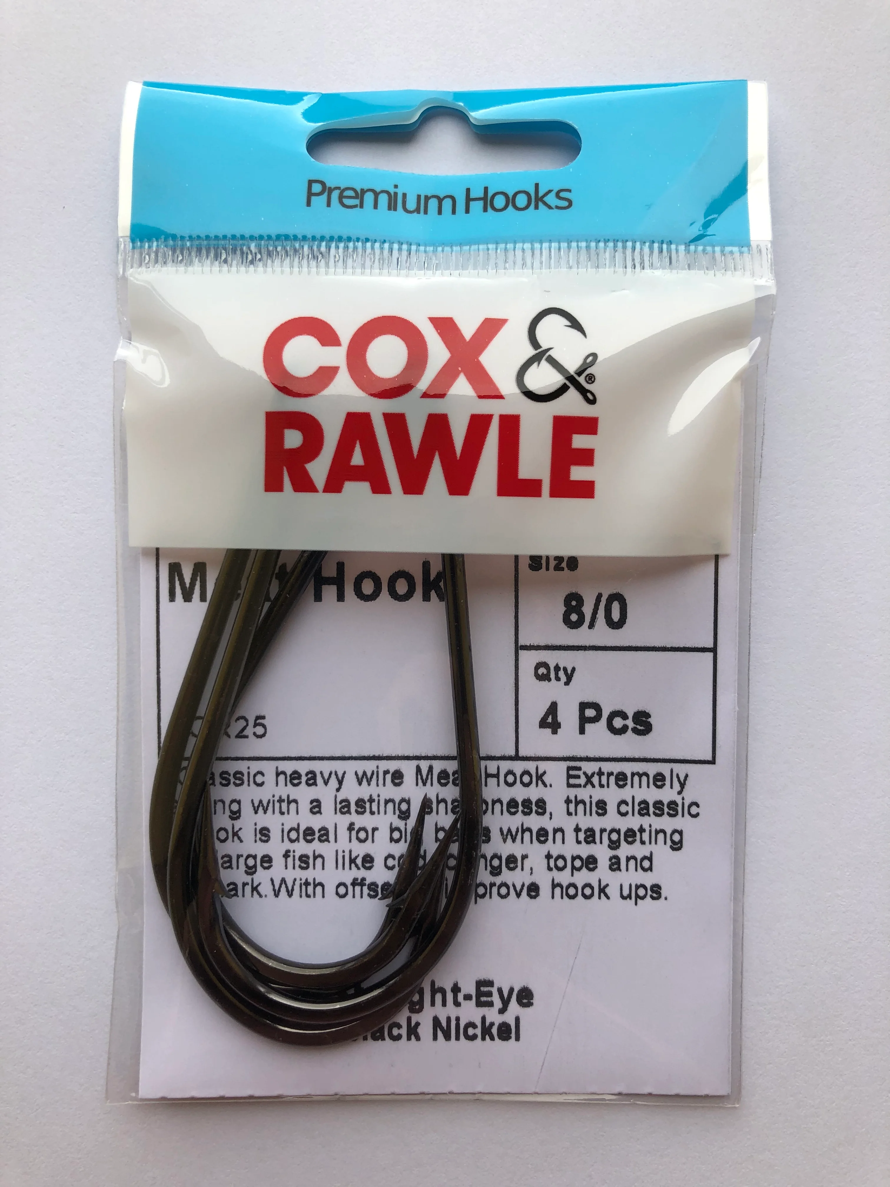 Cox & Rawle Meat Hook (Size 8/0)(4 Pack) - Image 2