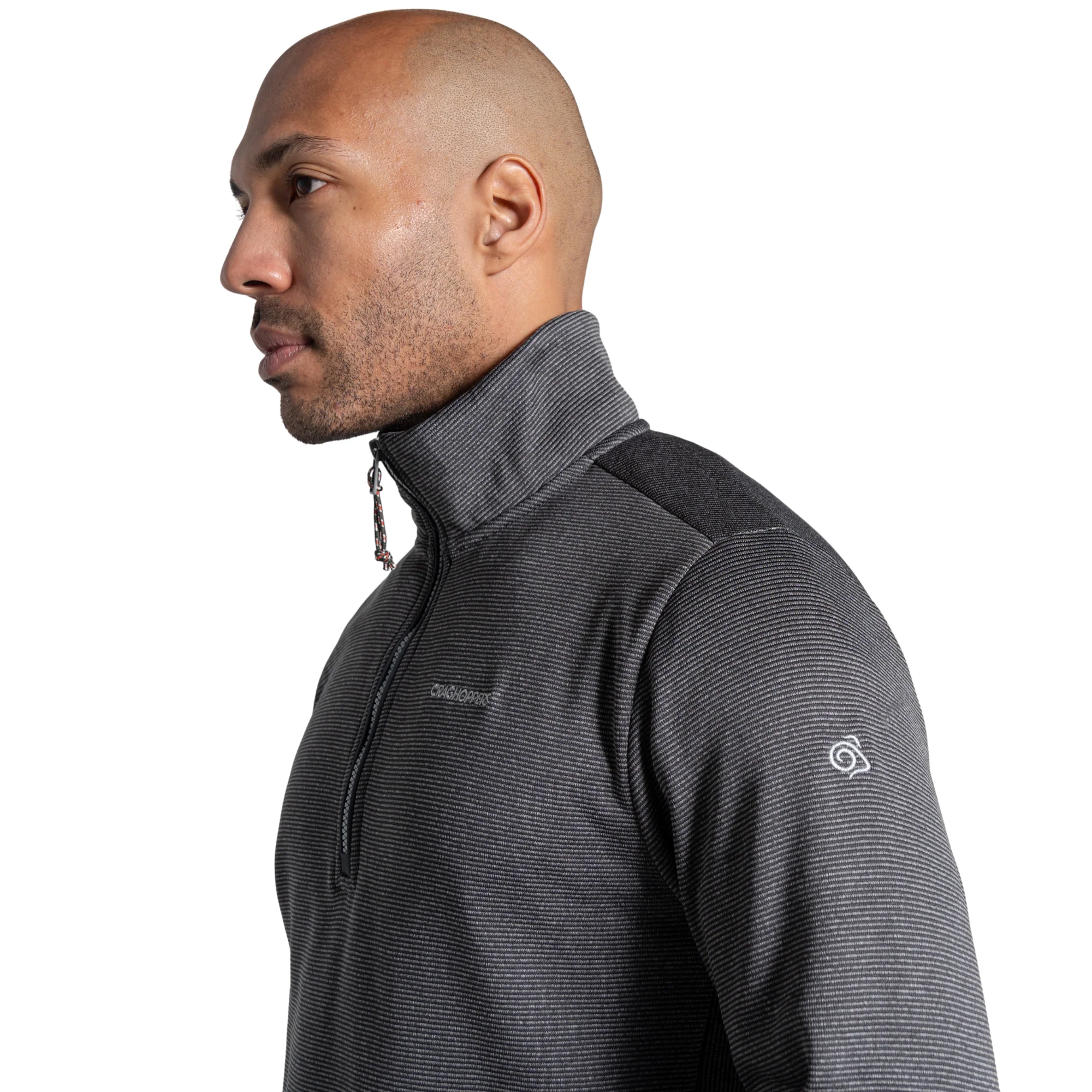 Craghoppers Men's Blake Half Zip Fleece Top (Cloud Grey) - Image 3