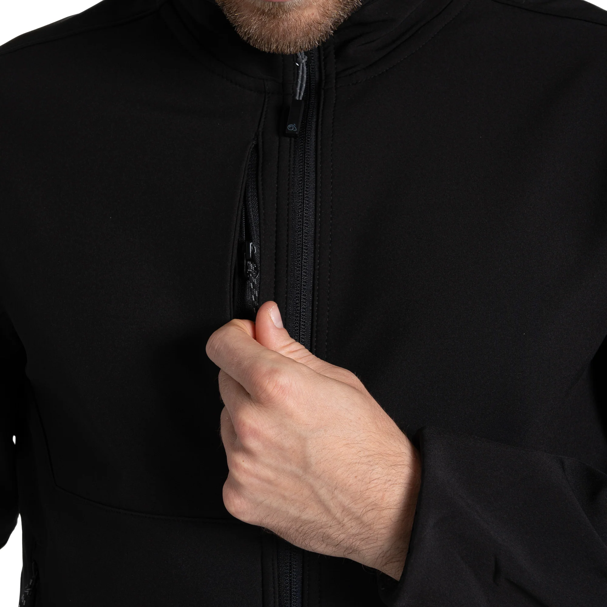 Craghoppers Expert Men's Basecamp Softshell Jacket (Black) - Image 3