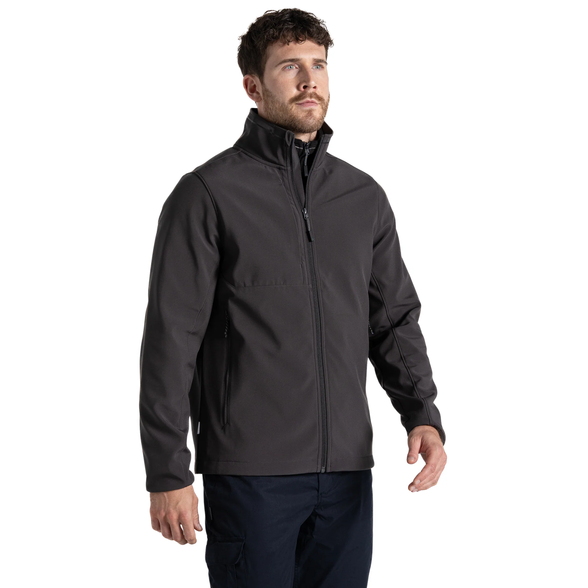 Craghoppers Expert Men's Basecamp Softshell Jacket (Carbon Grey)