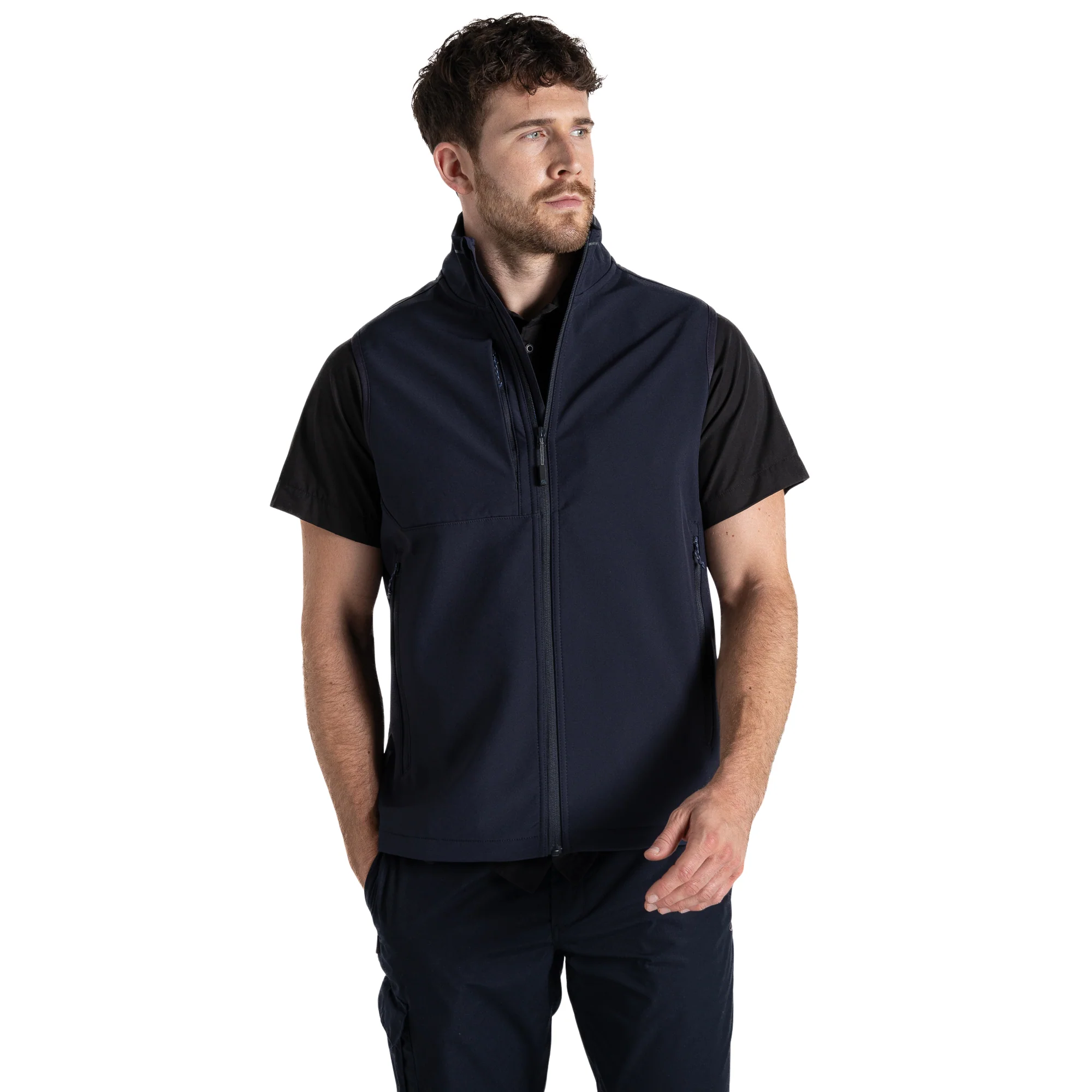Craghoppers Expert Unisex Bascamp Softshell Vest (Dark Navy) - Image 4