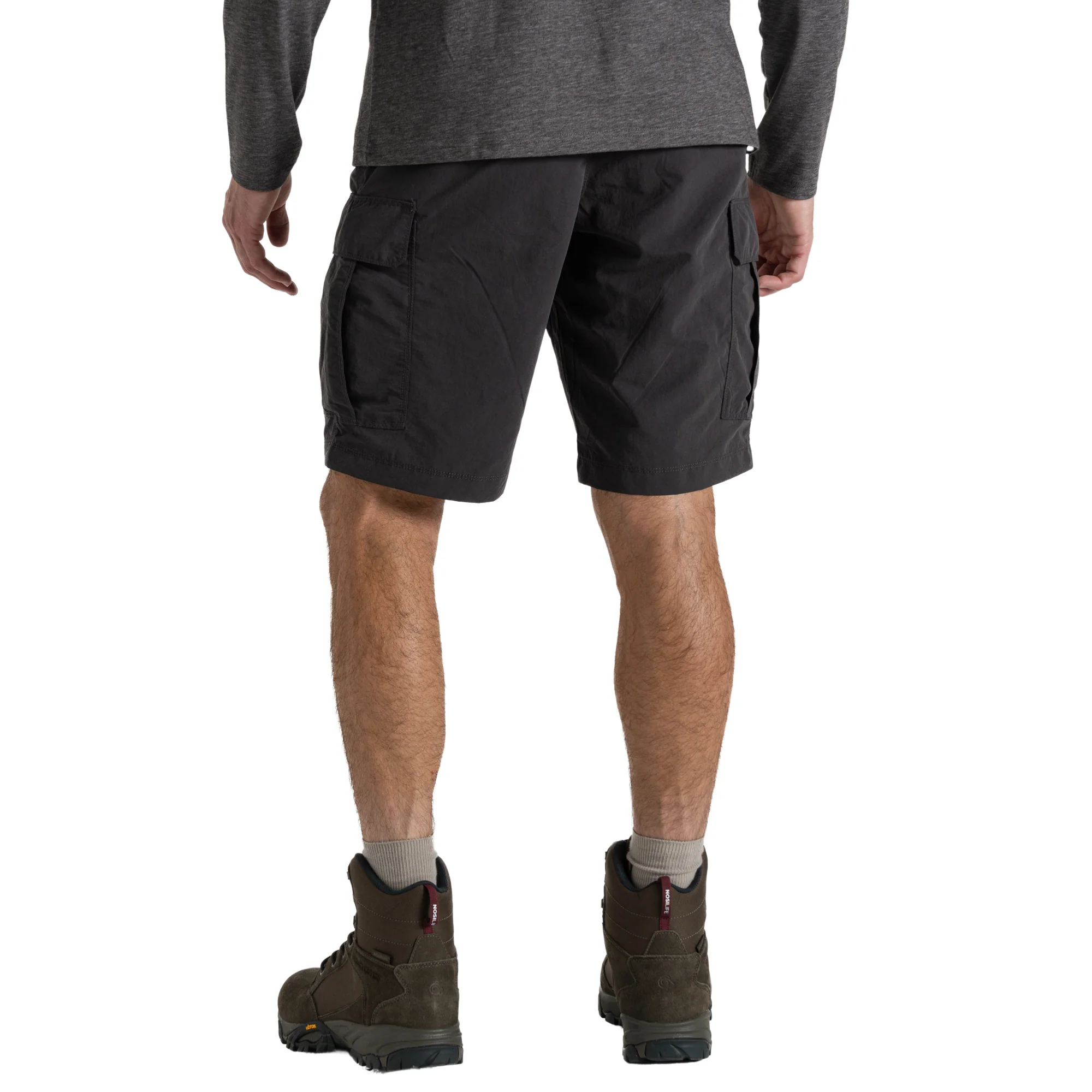 Craghoppers Men's NosiLife III UPF40 Cargo Shorts (10.5in)(Black Pepper) - Image 3
