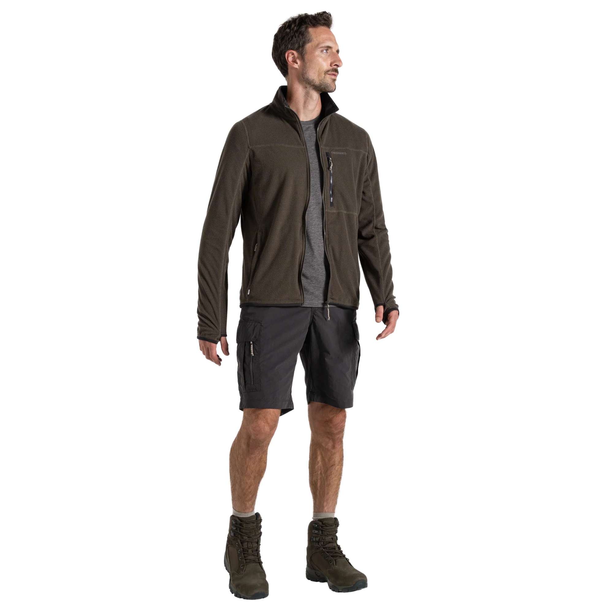 Craghoppers Men's NosiLife III UPF40 Cargo Shorts (10.5in)(Black Pepper) - Image 7