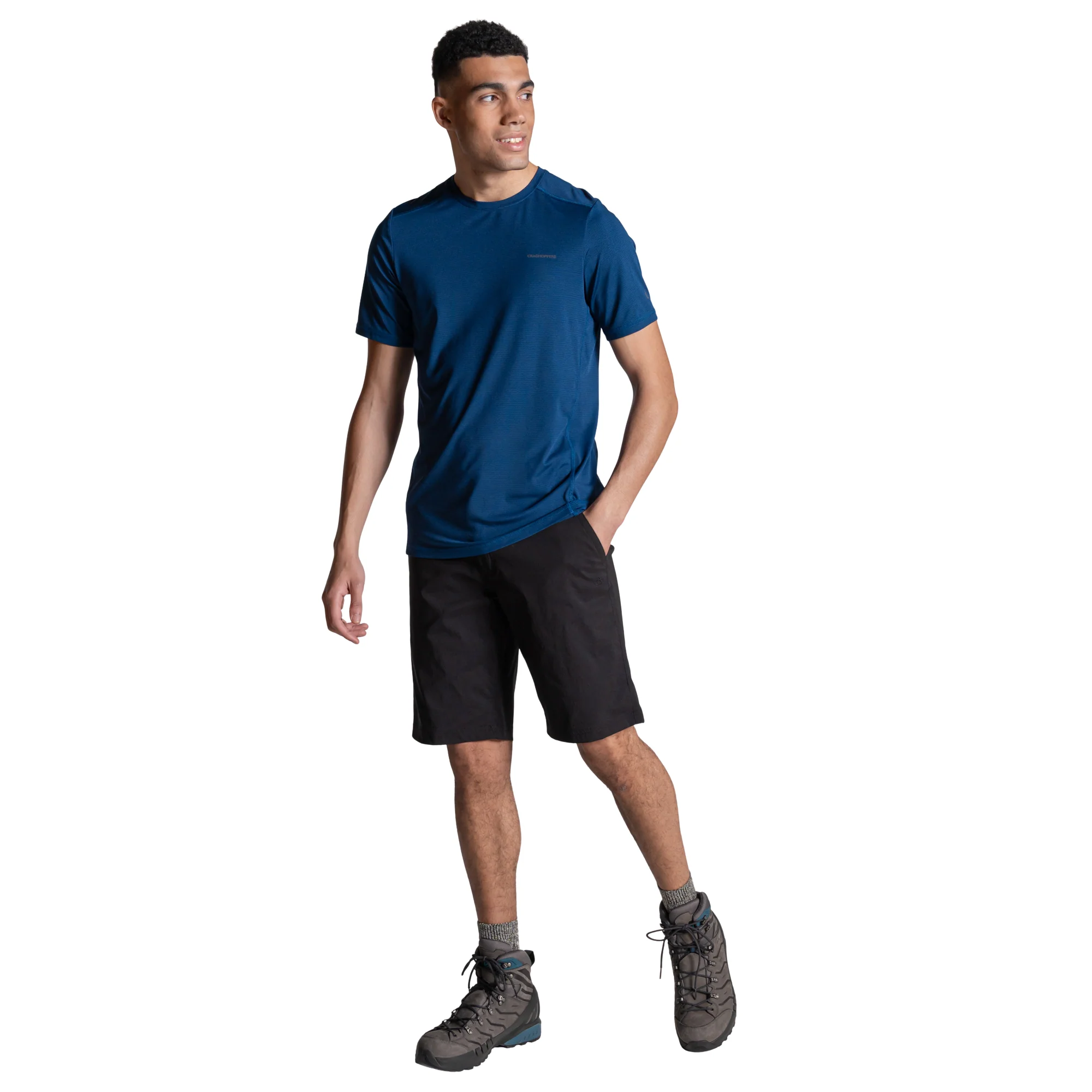 Craghoppers Men's Charon II Short Sleeve UPF50 Technical Tee (Juniper Berry) - Image 4