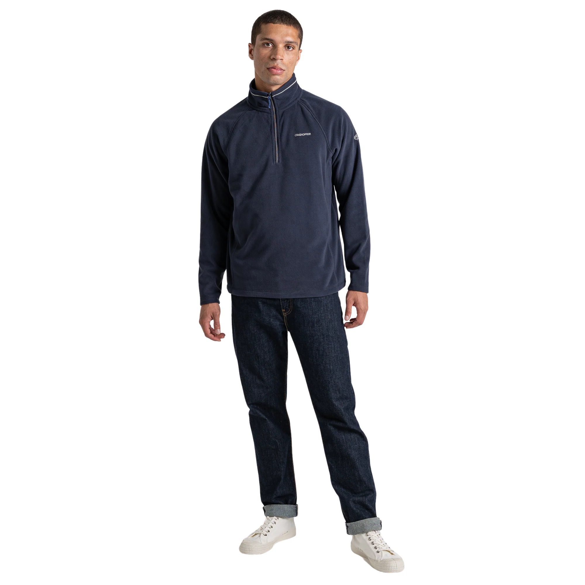 Craghoppers Men's Corey VI Half Zip Fleece Top (Navy/Blue) - Image 5