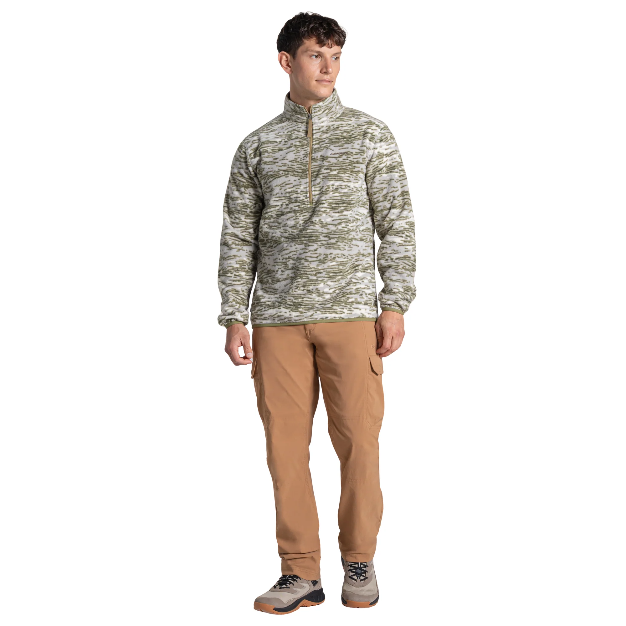 Craghoppers Men's National Trust Irt Half Zip Fleece Top (Cardamon Print) - Image 5