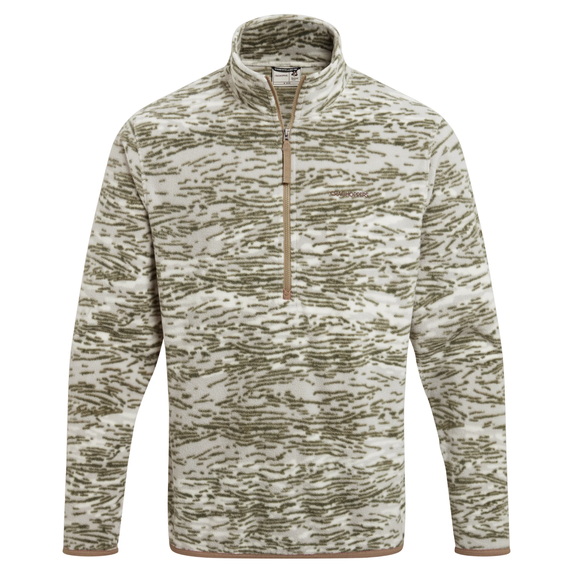 Craghoppers Men's National Trust Irt Half Zip Fleece Top (Cardamon Print) - Image 6