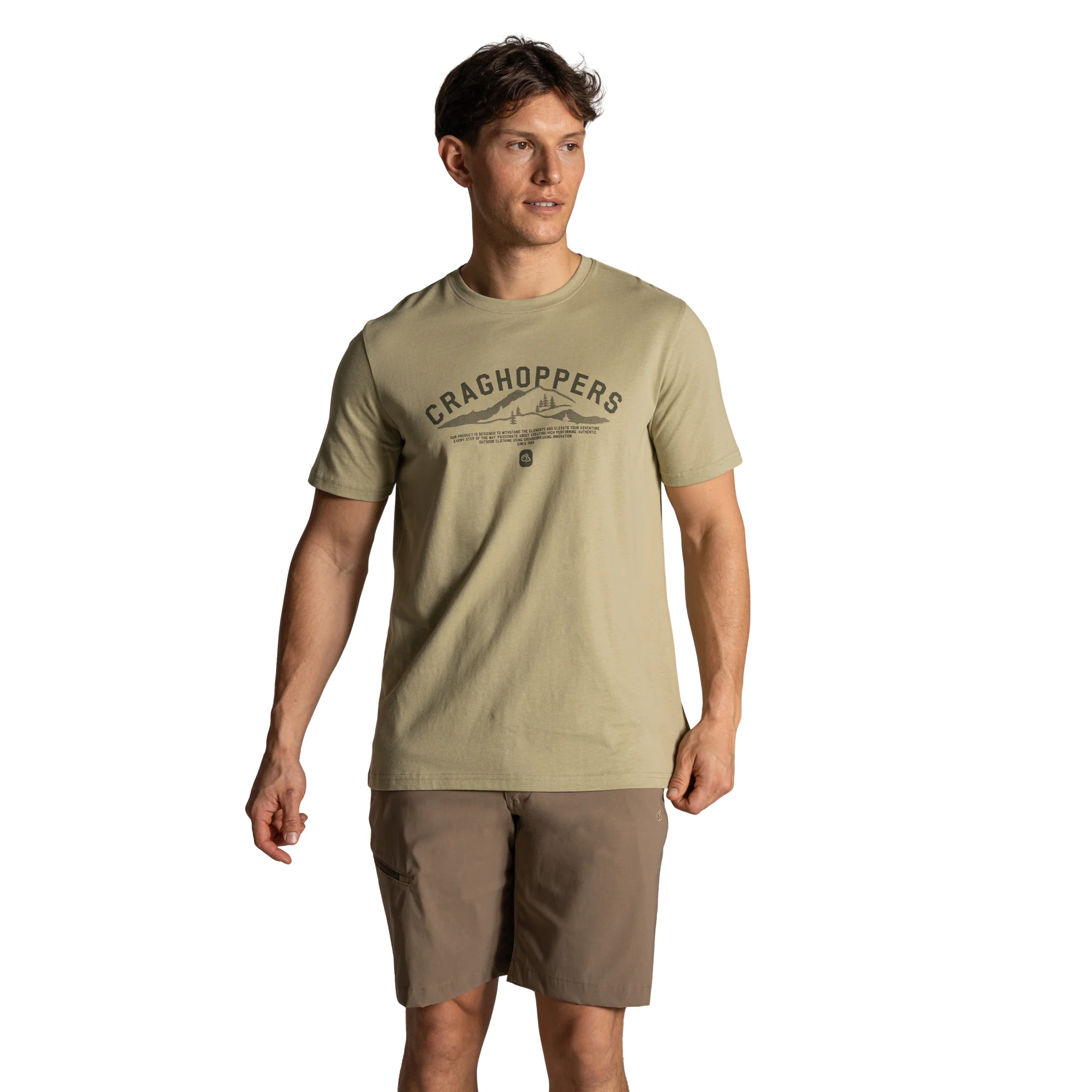Craghoppers Men's Lucent II Organic Cotton Short Sleeve Tee (Bayleaf)